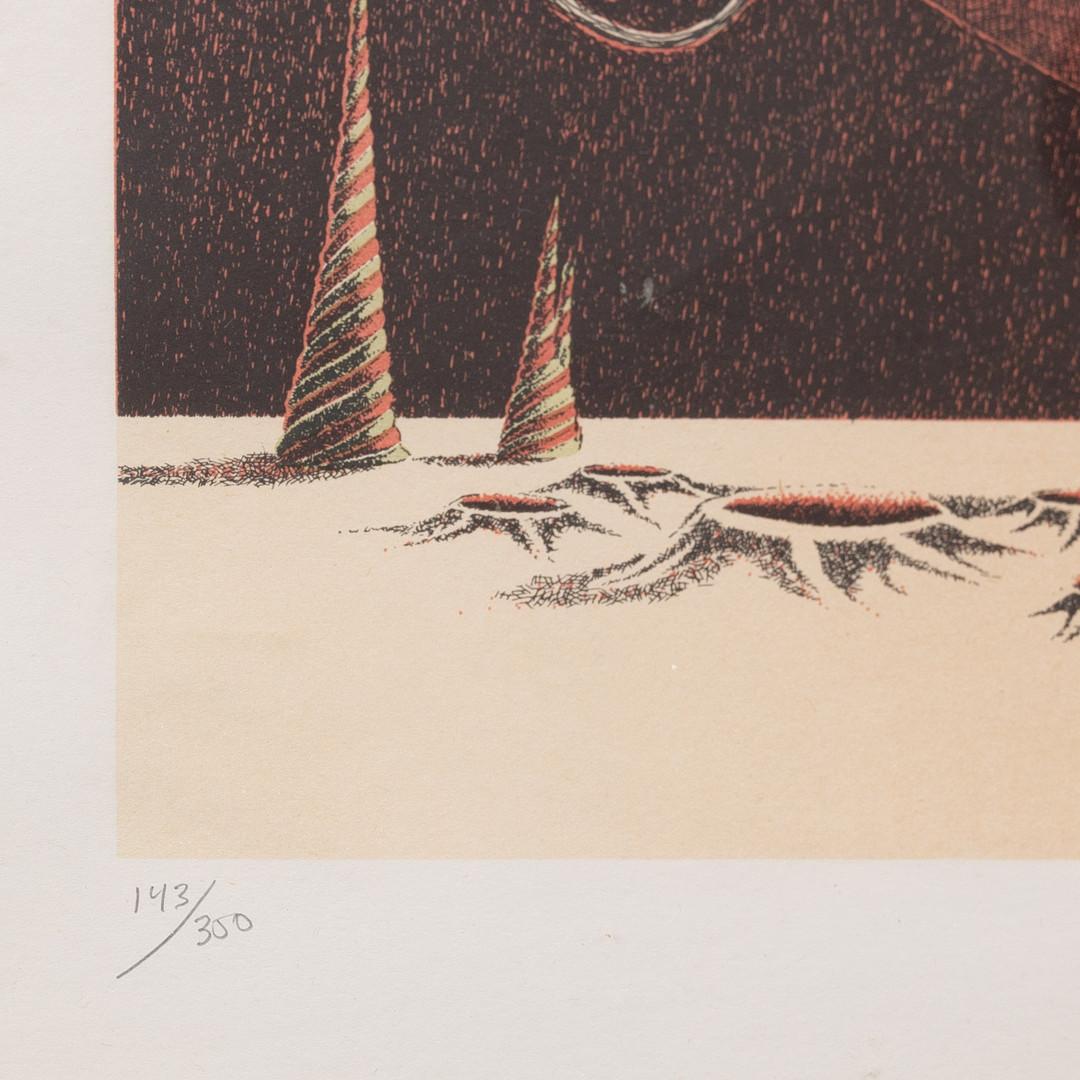 Janne Martin Komposition, Lthograph, Signiert und nummeriert (Papier) im Angebot