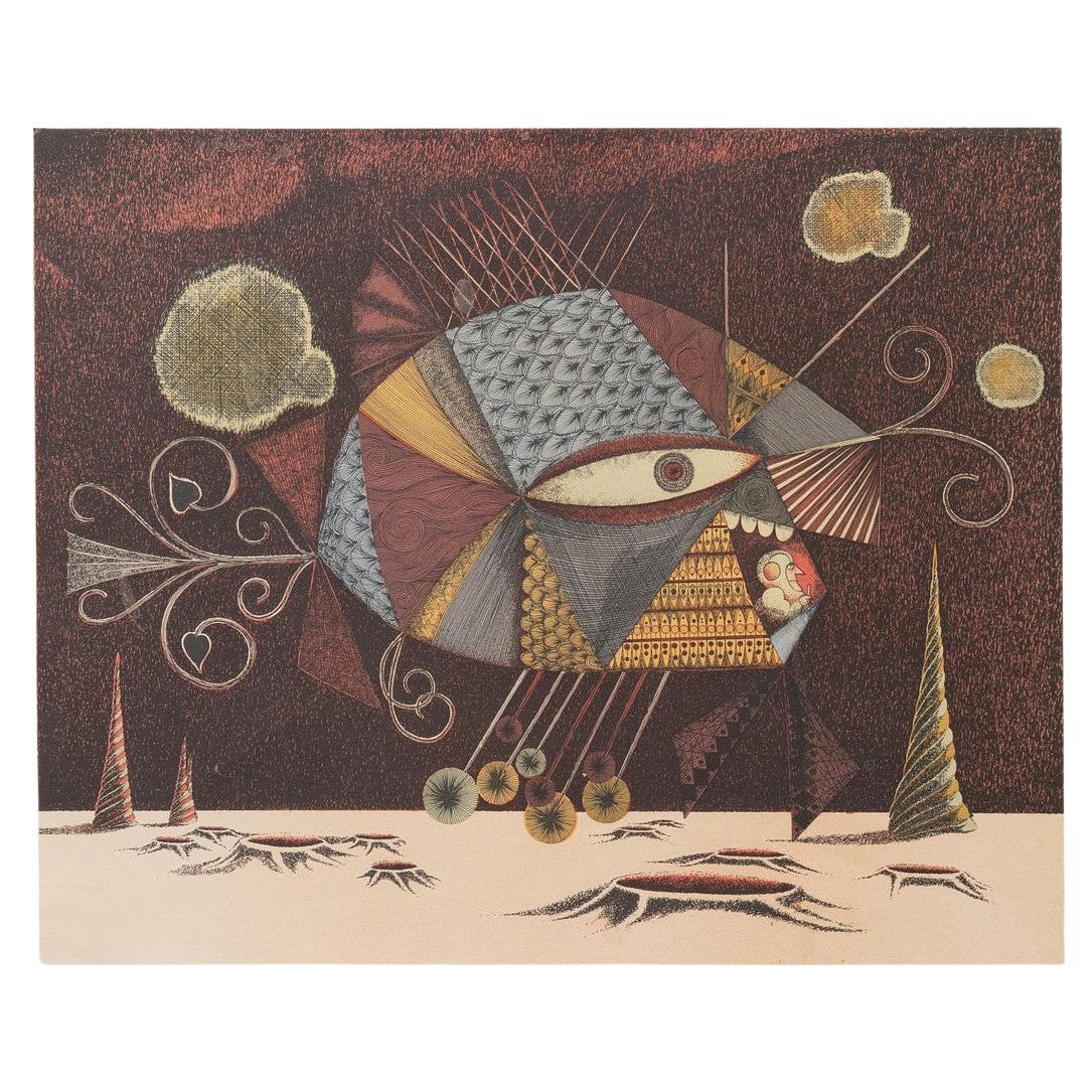 Janne Martin Composition, Lthograph, Signed and Numbered