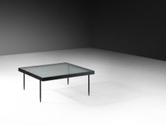 Janni van Pelt Square Couchtisch aus Drahtglas und Stahl
