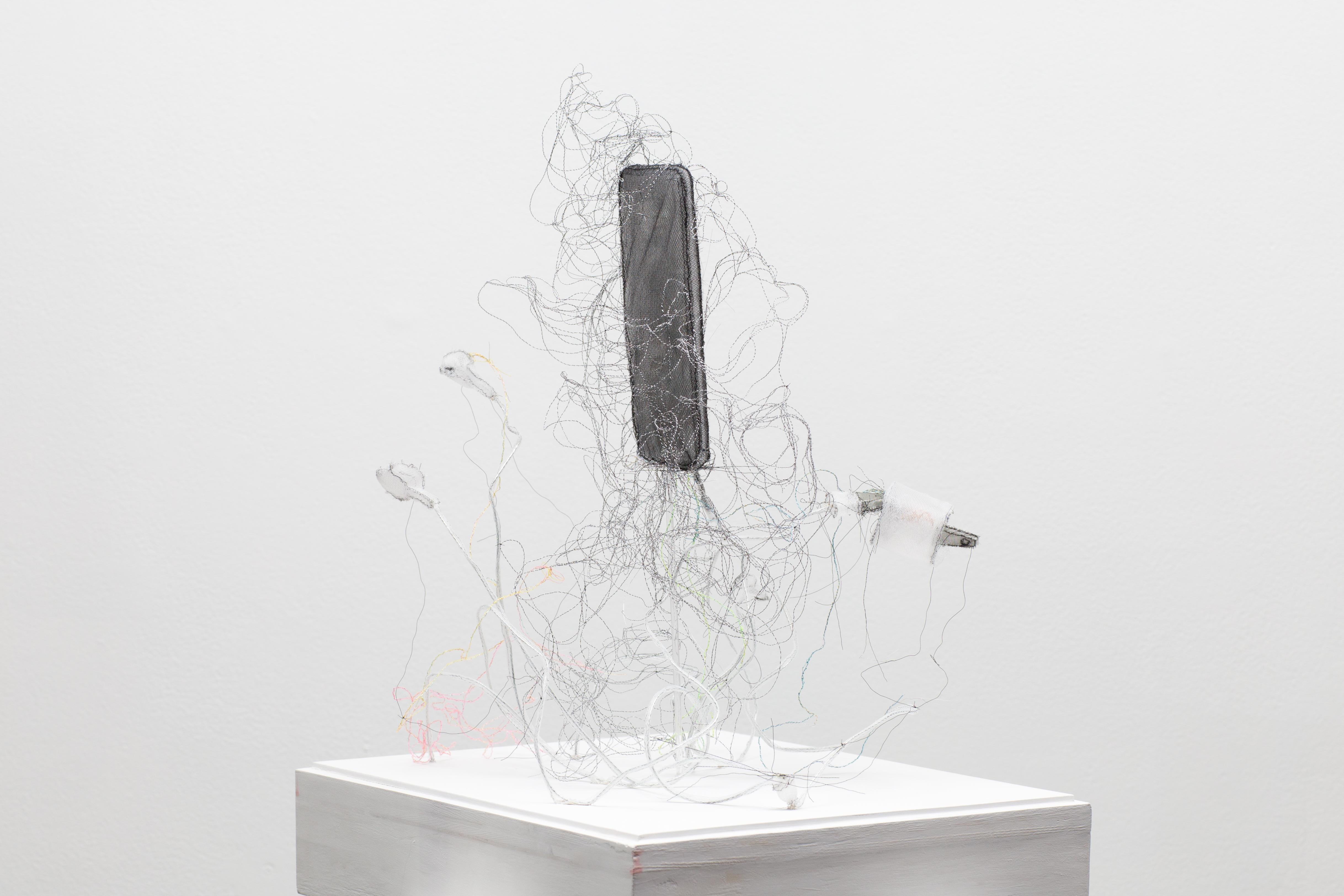 Phone from the series Relic: Body Extention - Contemporary Sculpture by Jannick Deslauriers