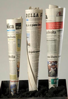 Sans titre - Fabbrica - Techniques mixtes originales de Jannis Kounellis - 2002