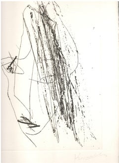 Untitled - Original Artbook with Suite of Etchings by Yannis Kounellis - 1992 