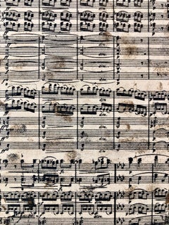 Elettra, Partitura Litografía Jannis Kounellis Arte Povera Italiano Avant Garde