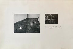 Litografía fotográfica Jannis Kounellis Arte Povera Aguafuerte italiano Avant Garde