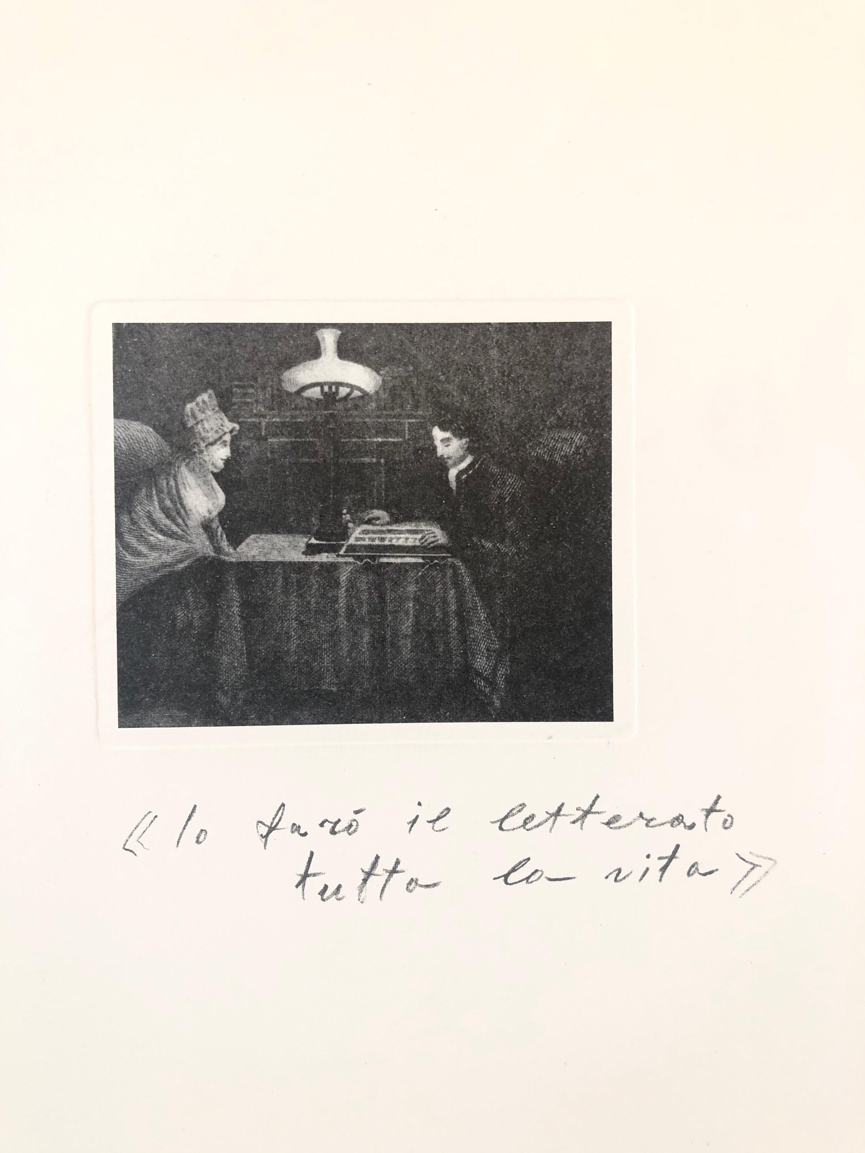 Litografía fotográfica Jannis Kounellis Arte Povera Aguafuerte italiano Avant Garde en venta 2