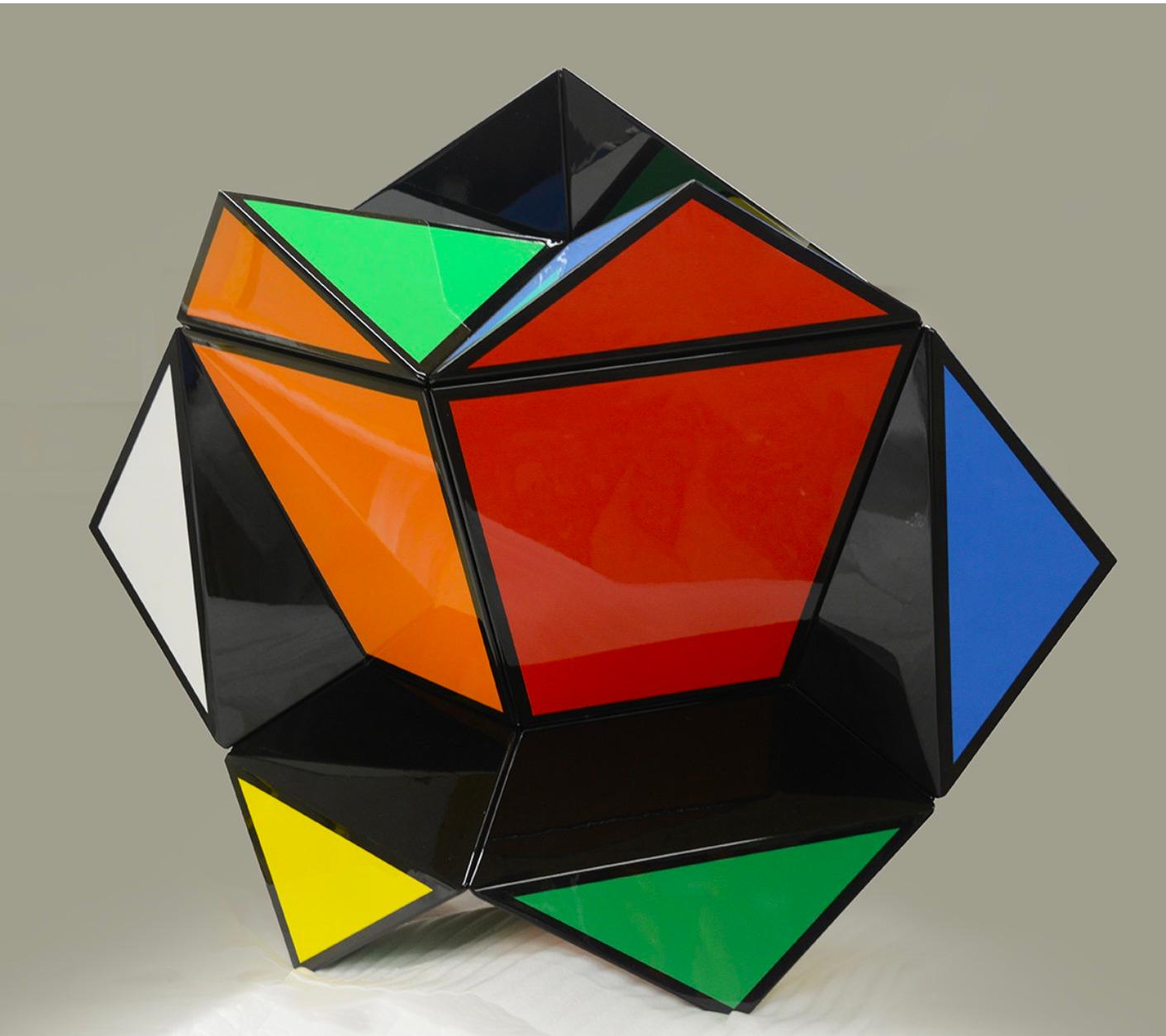 Magic Cube 3.1.1 - Abstract Geometric Sculpture by Jannis Markopoulos