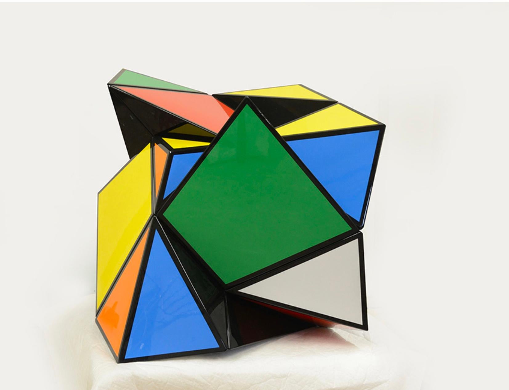 Magic Cube 3.1.2 - Abstract Geometric Sculpture by Jannis Markopoulos