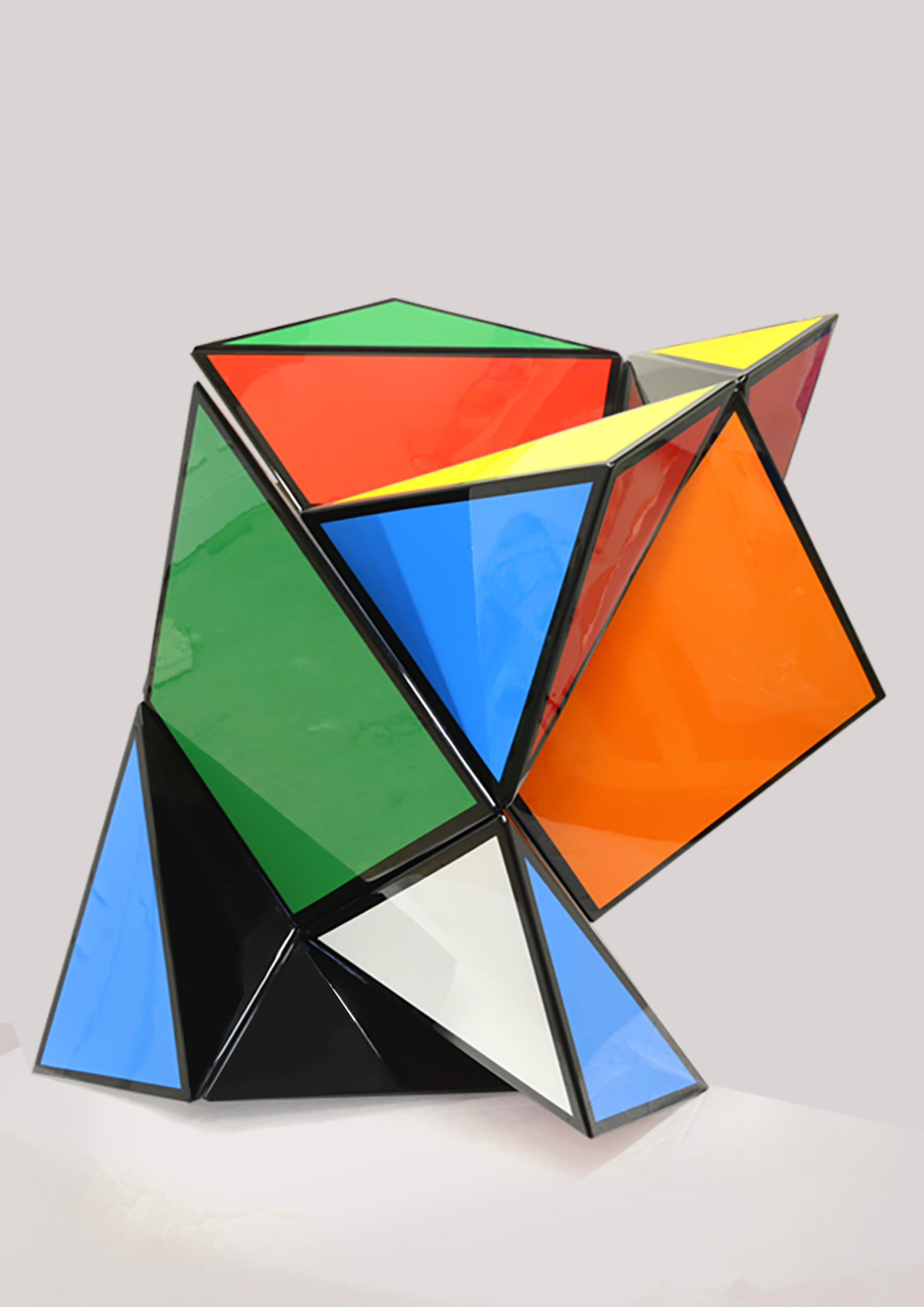 Jannis Markopoulos Abstract Sculpture - Magic Cube 3.1.2