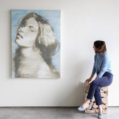 Ritratto astratto coraggioso Pittura ad olio