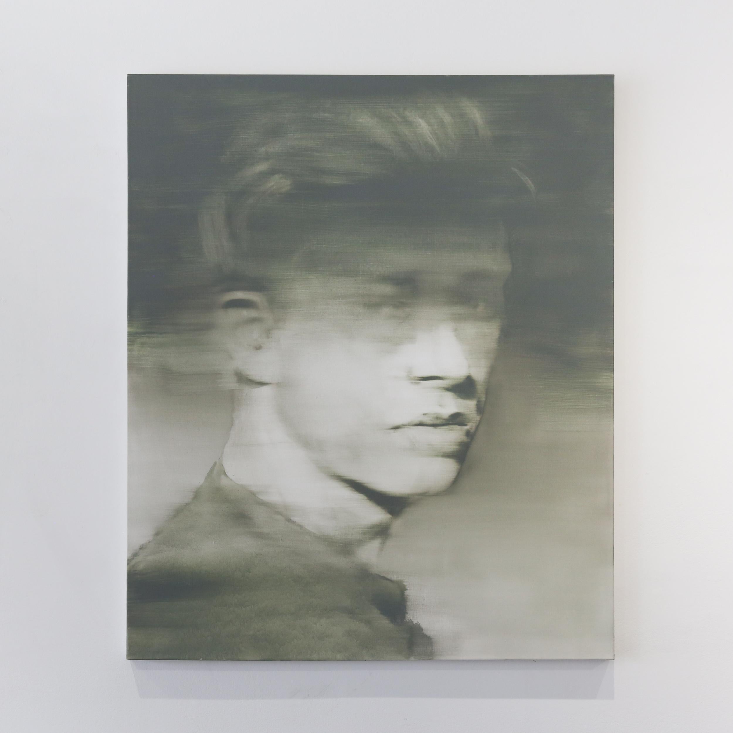 Portrait Painting di János Huszti - Umore silenzioso