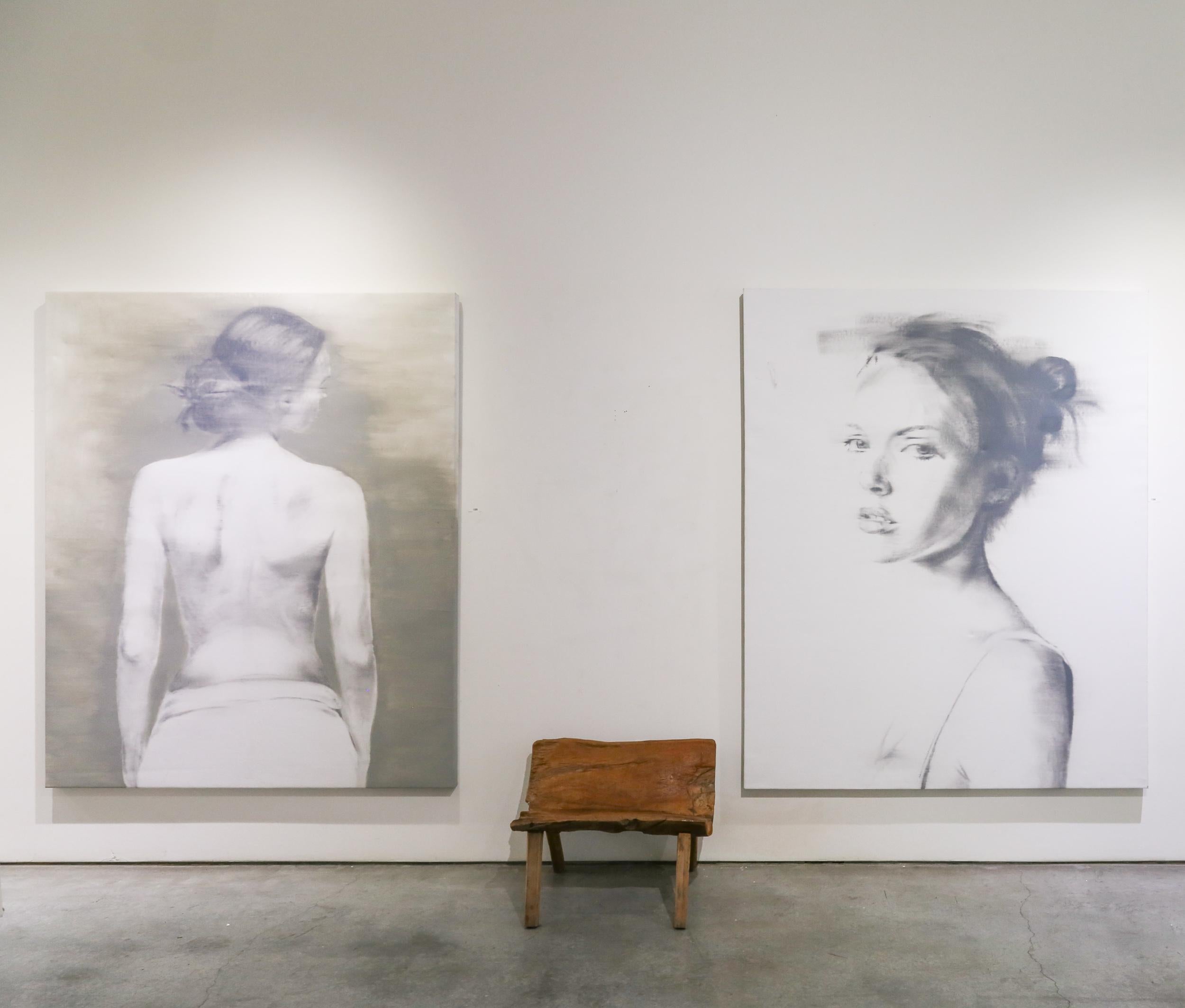 Frau 02 – Painting von János Huszti