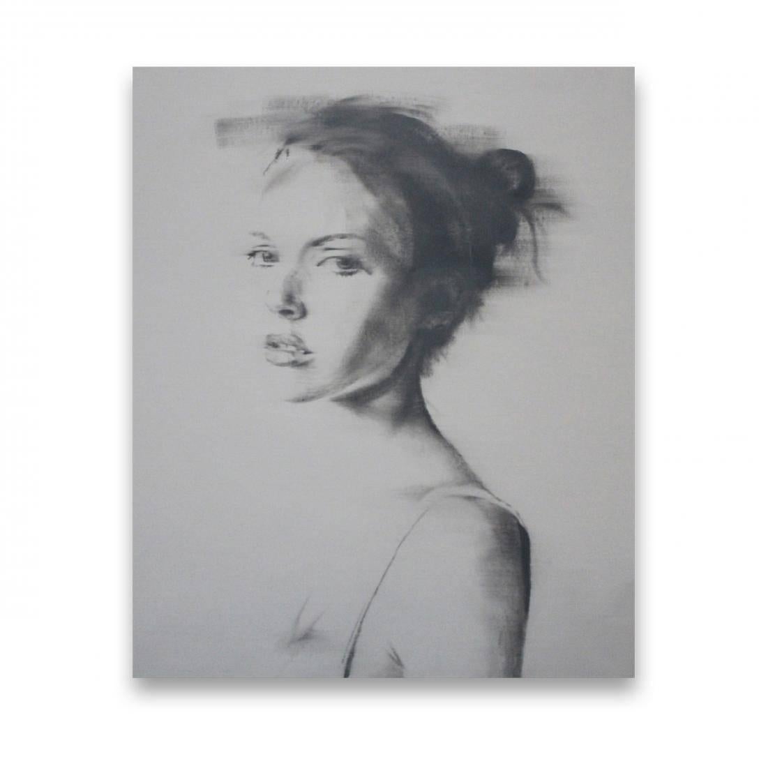 János Huszti Figurative Painting – Frau 02