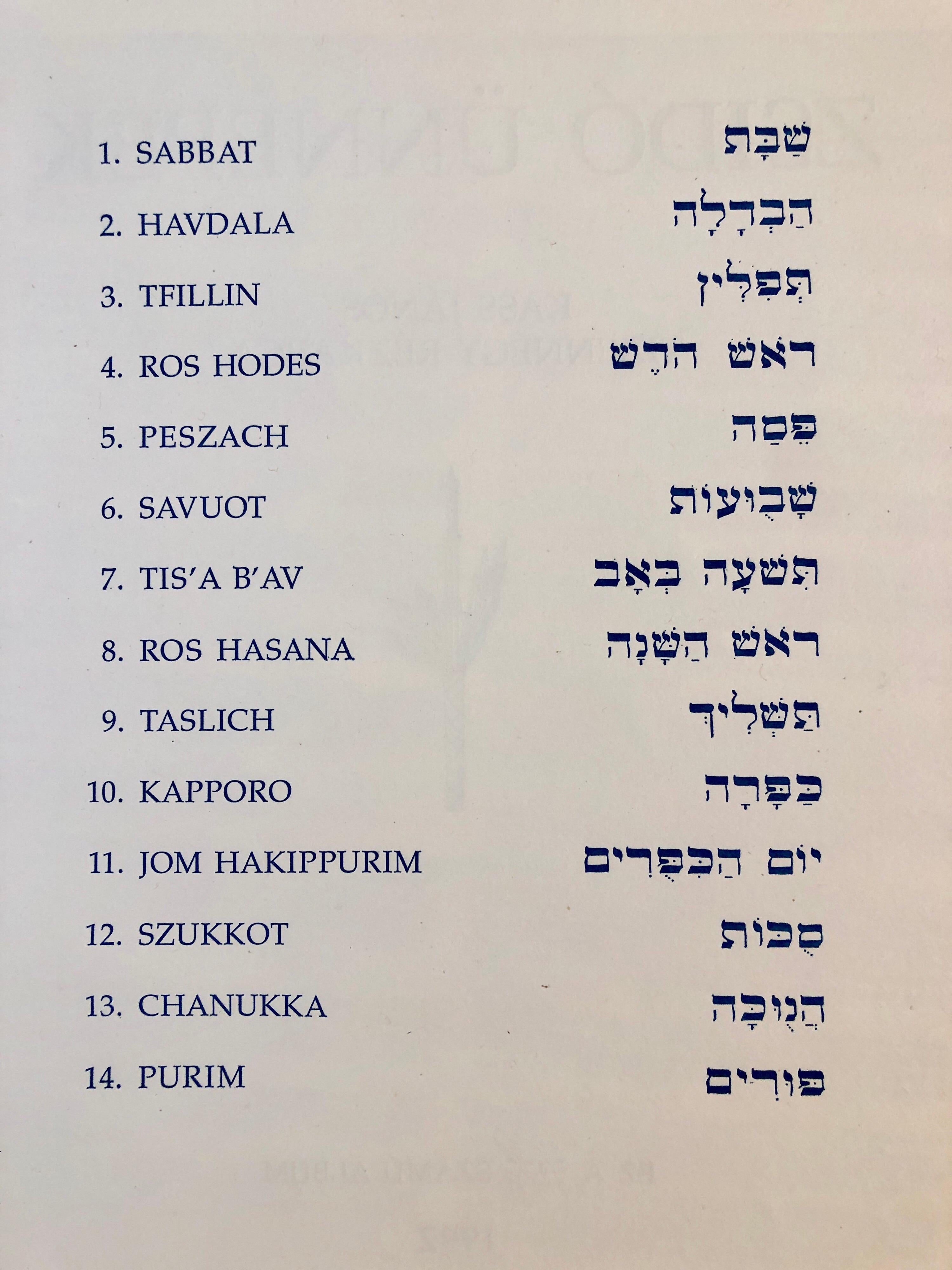 Grabado al aguafuerte judaico modernista húngaro Kiddush, rabino judío en la fiesta del Shabat en venta 1