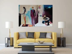 Esperando, Pintura, Óleo sobre lienzo