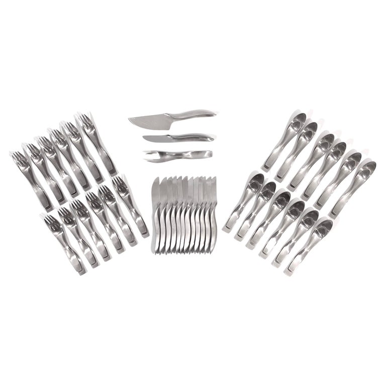 János Megyik for Amboss AvantGarde Cutlery Service for 12 For Sale at