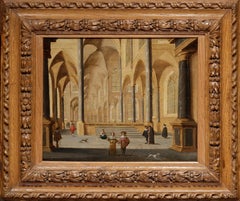 Church Interior by Jans Juriaensz van Baden, a Dutch Golden Age painter