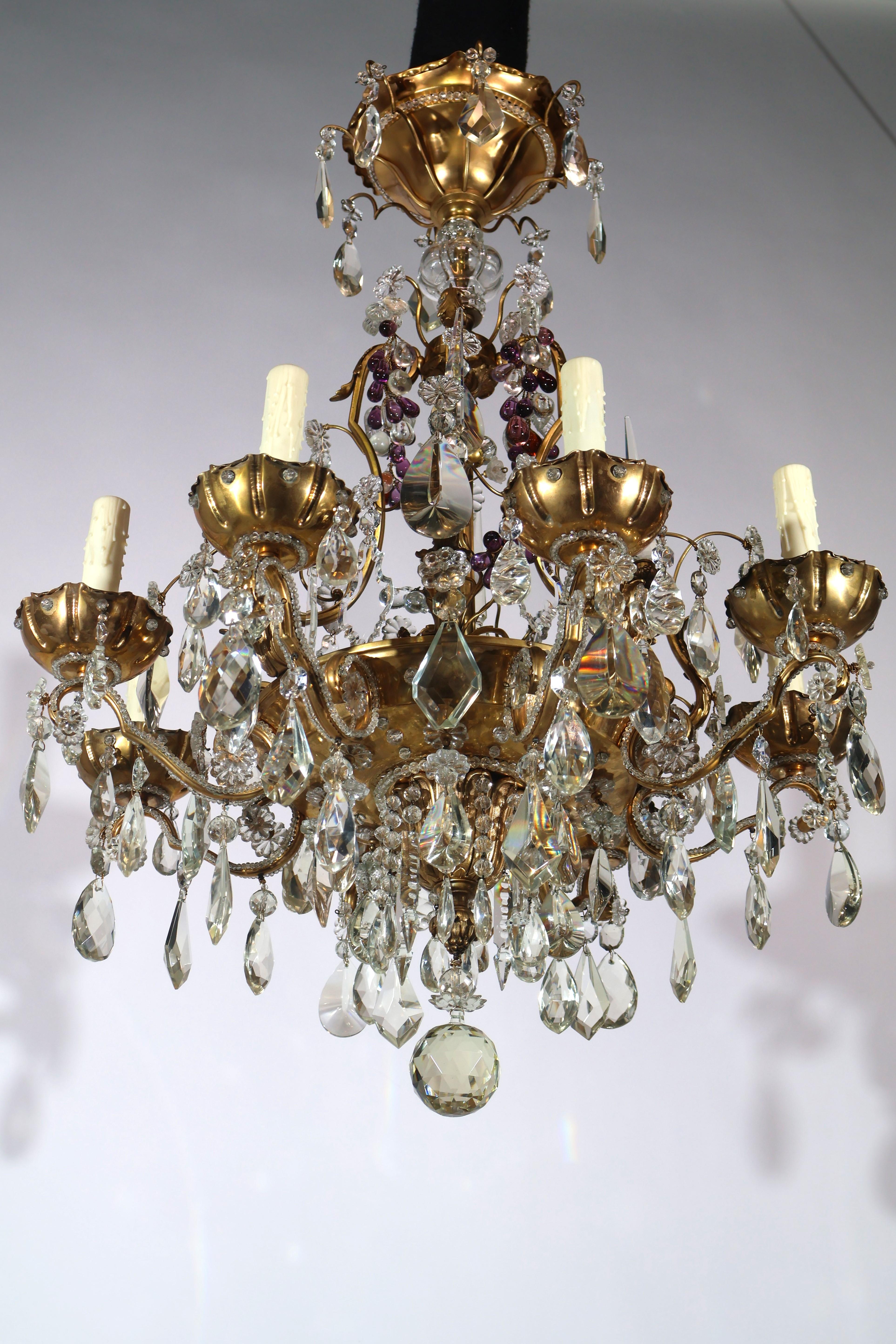 French Jansen Chandelier For Sale