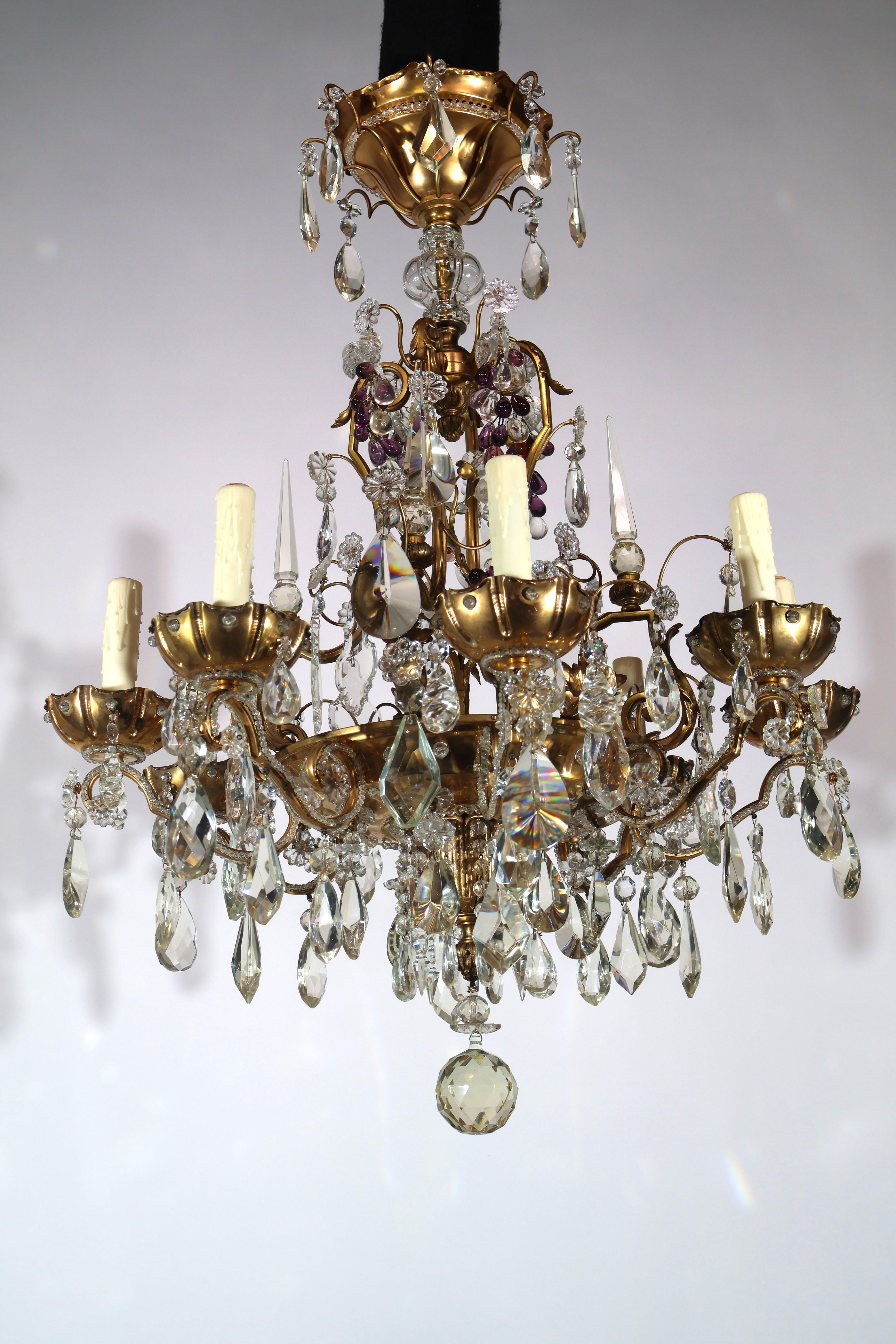 Jansen Chandelier In Good Condition For Sale In Atlanta, GA