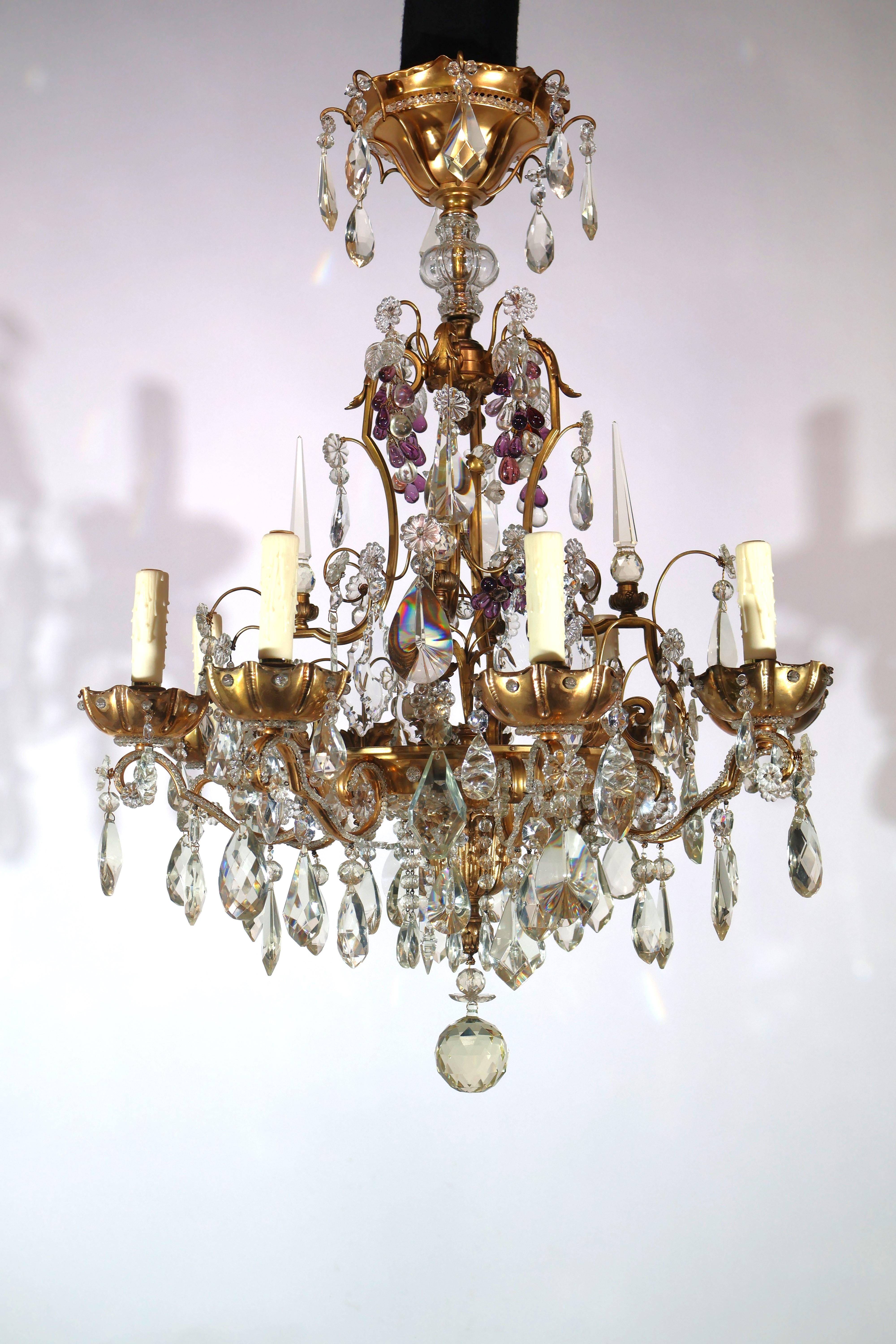Bronze Jansen Chandelier For Sale