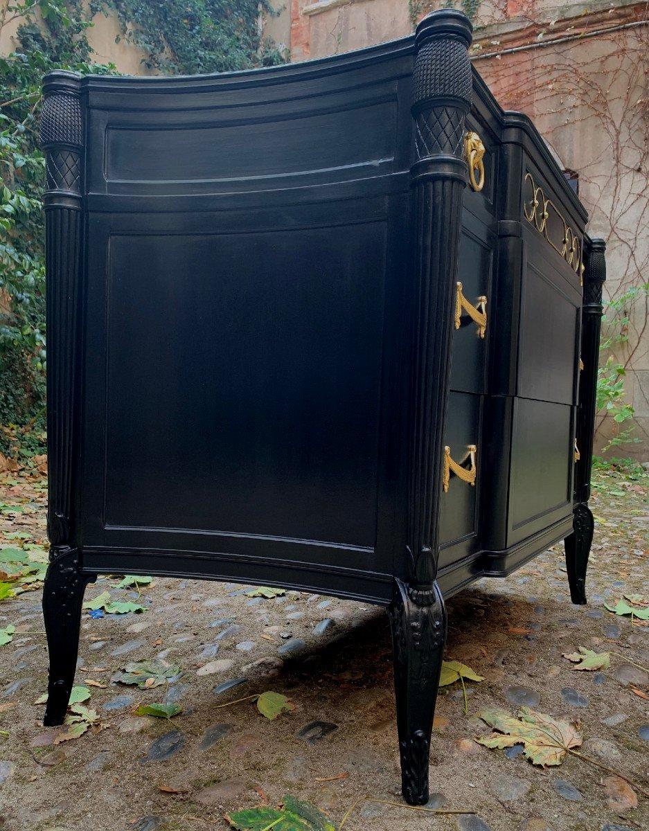 Wood Jansen Commode Louis XVI Style For Sale