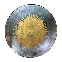 Jansen Design Eglomise’ Sunburst Mirror