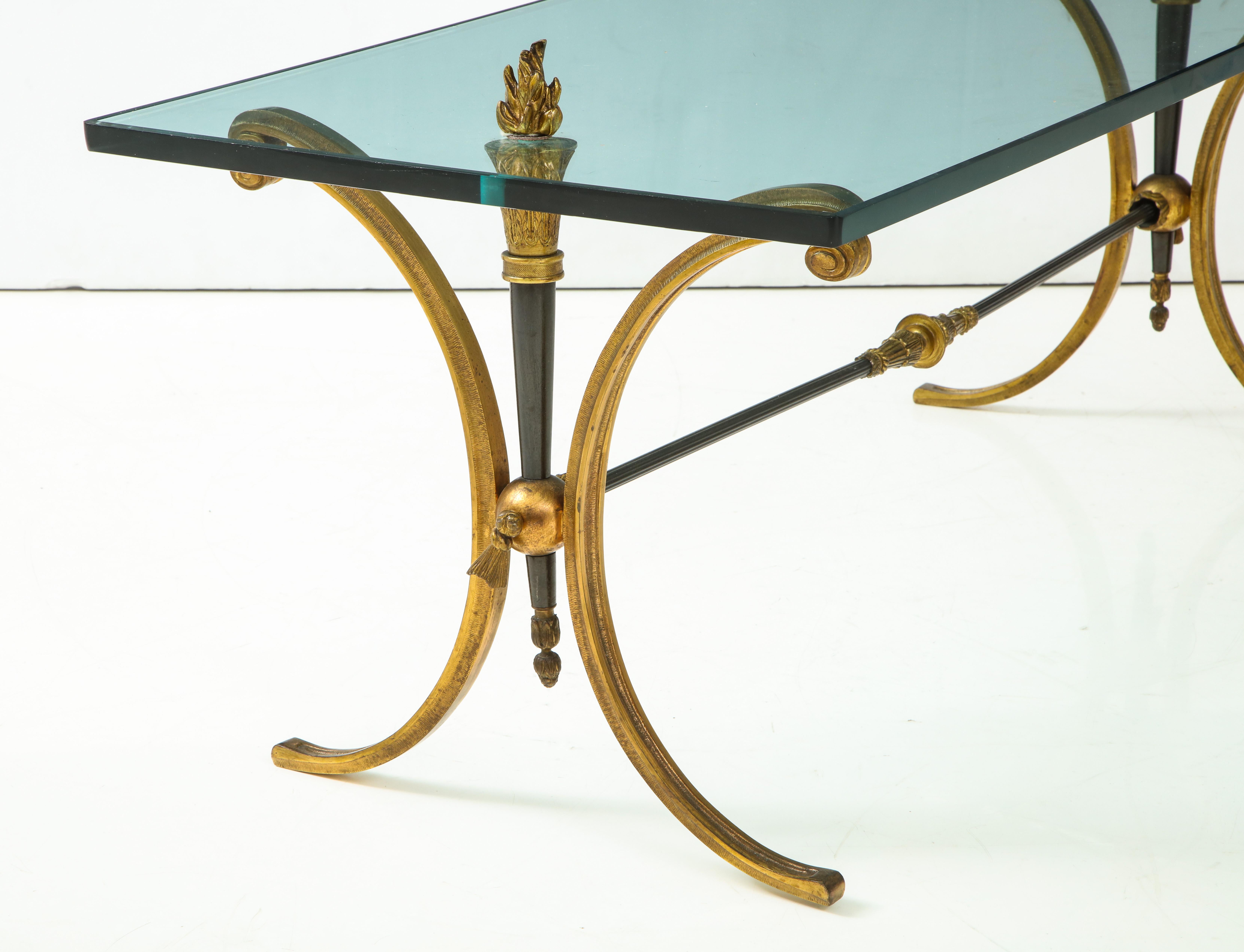 Jansen Empire Style Coffee Table In Good Condition For Sale In Mt. Kisco, NY