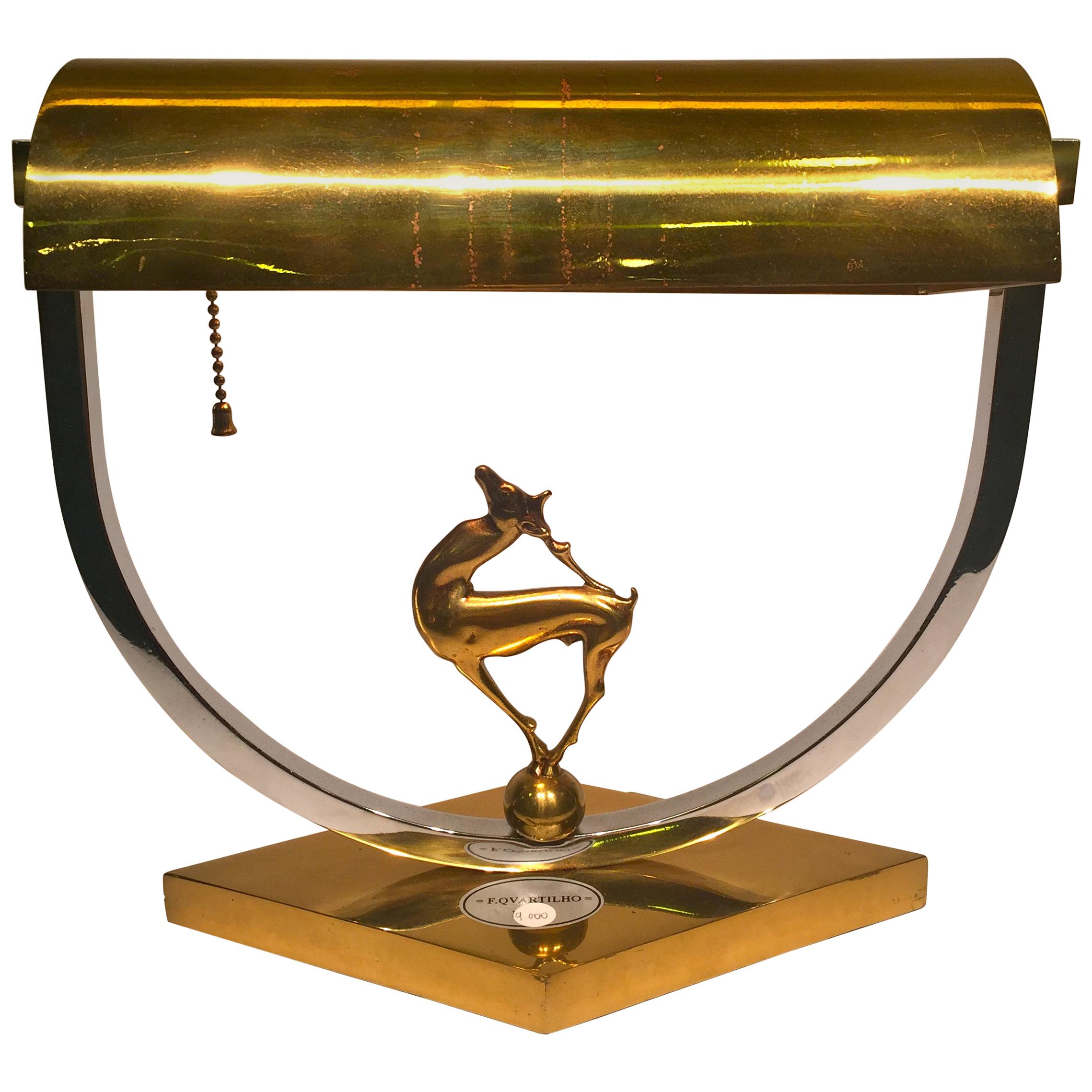 Jansen, France, Bronze Art Déco 1930, Table Lamp For Sale