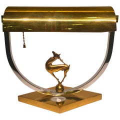 Jansen, France, Bronze Art Déco 1930, Table Lamp