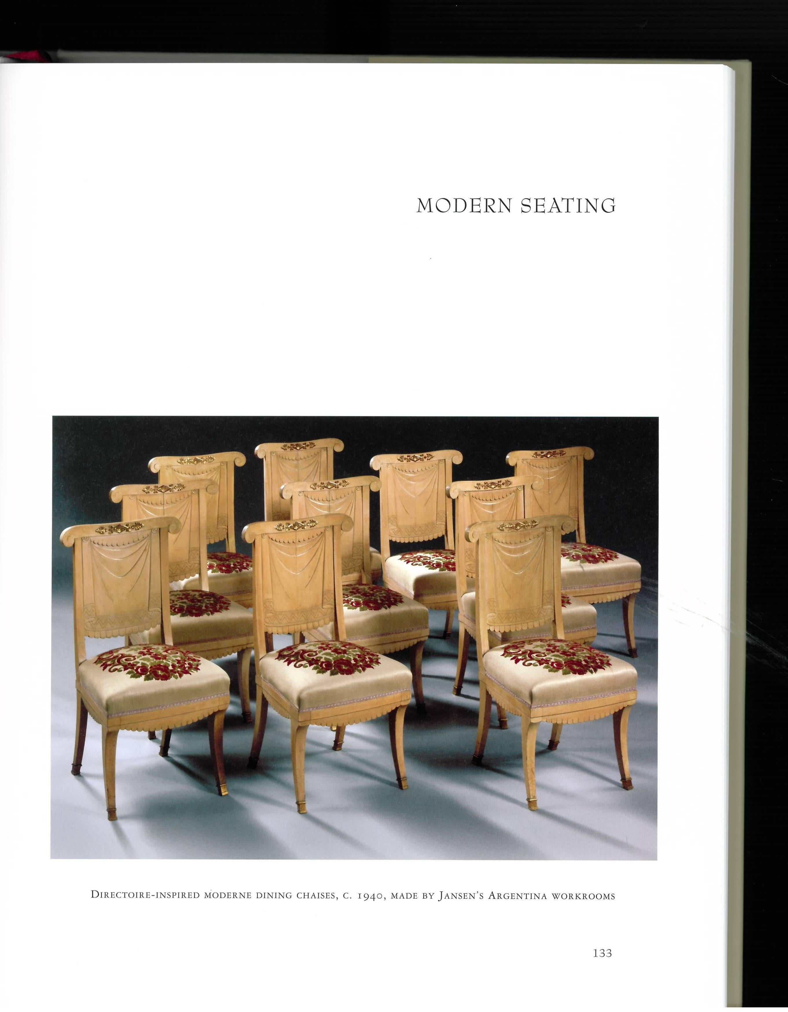 20th Century Jansen Furniture by James Archer Abbott (Book) For Sale