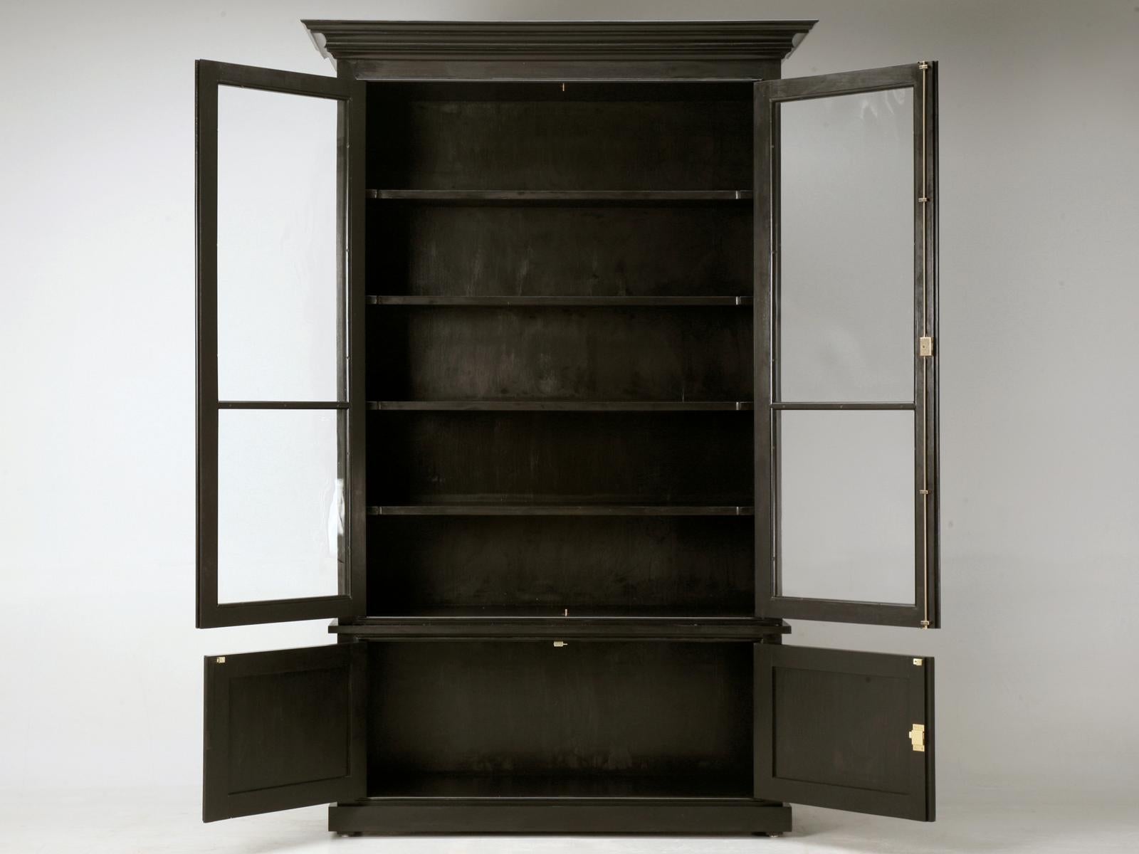 Directoire Jansen Inspired Custom Handcrafted Bookcase Made by Old Plank, in Any Dimension For Sale