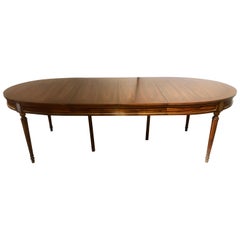 Jansen Louis XVI Style Rosewood Dining Table Conference Table