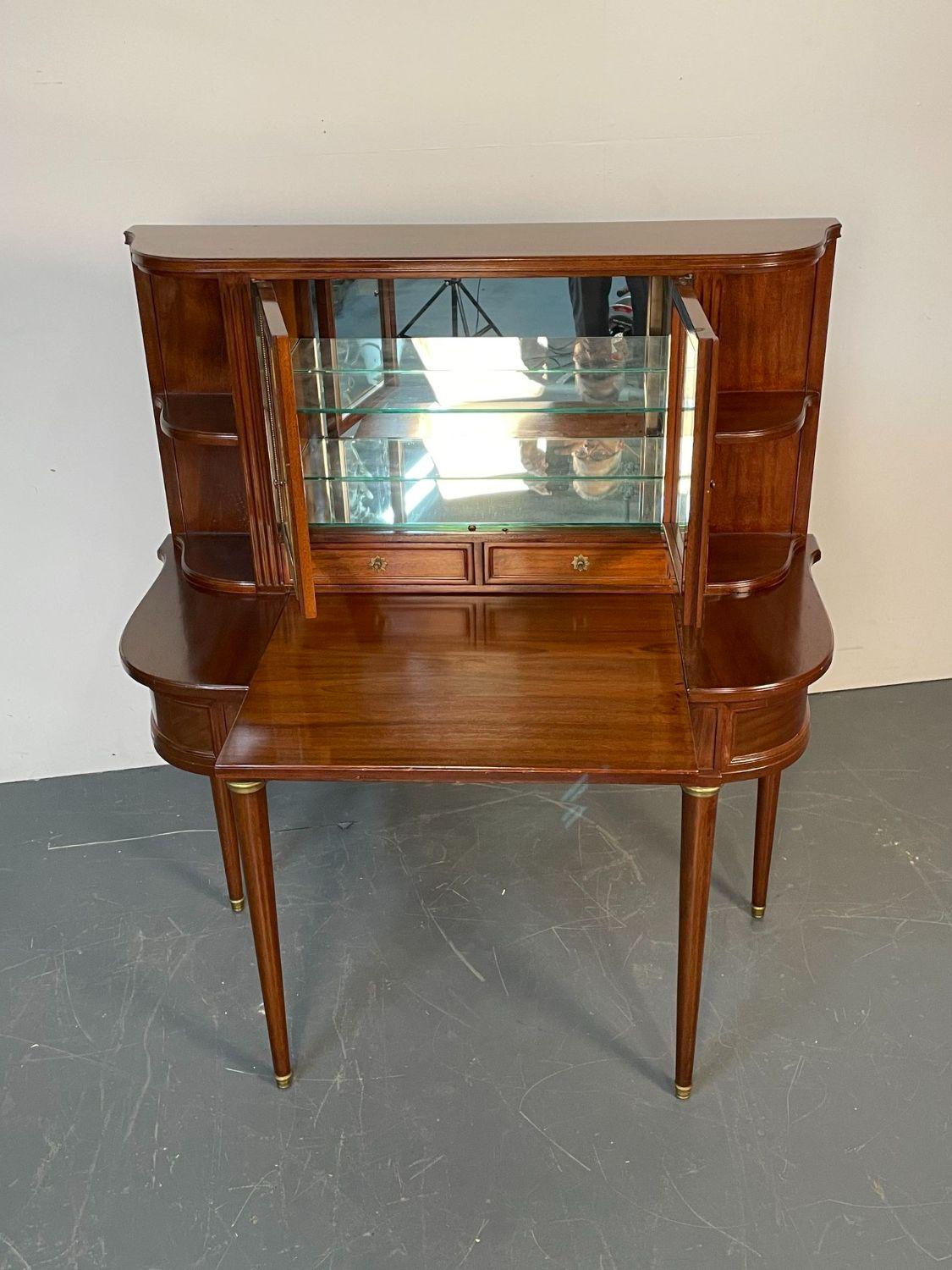 curio desk cabinet