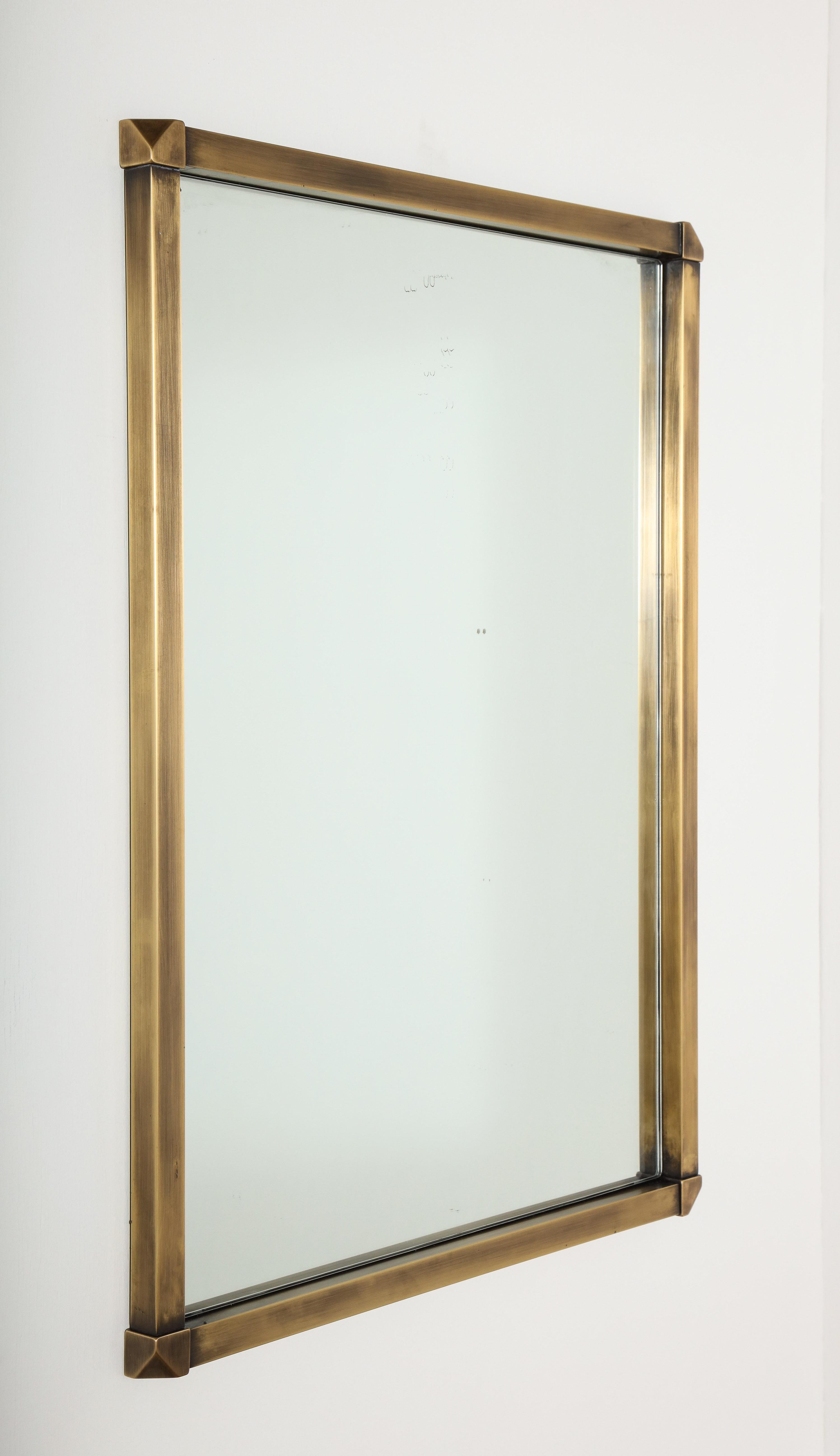 20th Century Jansen Mirror in Brass For Sale
