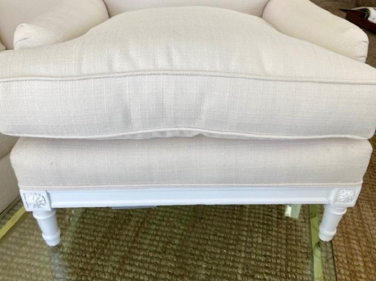 Jansen Petit Club Chair With Todd Hase Upholstery For Sale 2
