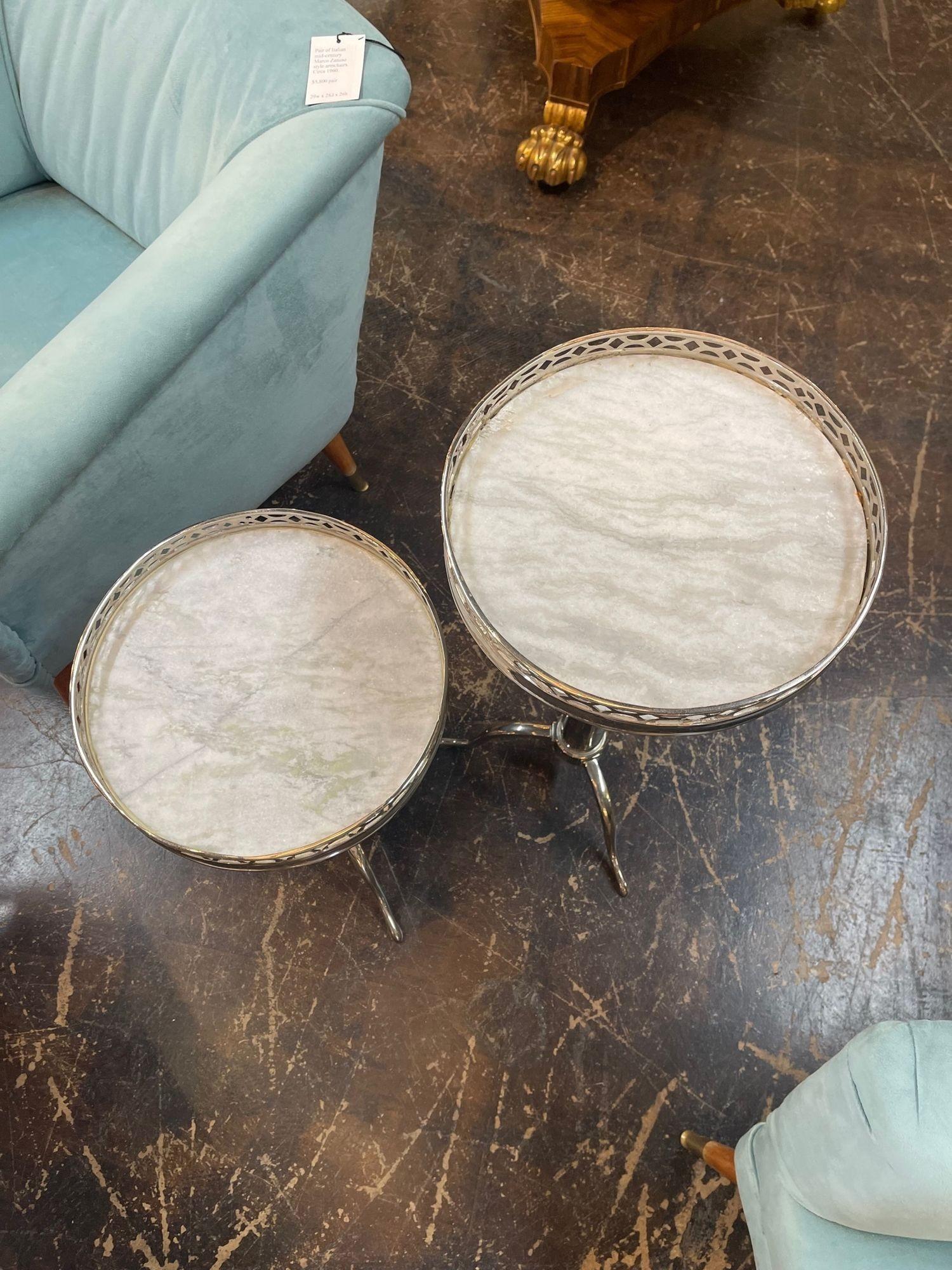 Jansen Style Adjustable Drink Table In Good Condition In Dallas, TX