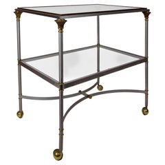 Jansen-Style Two-Tiered Steel and Bronze Cart