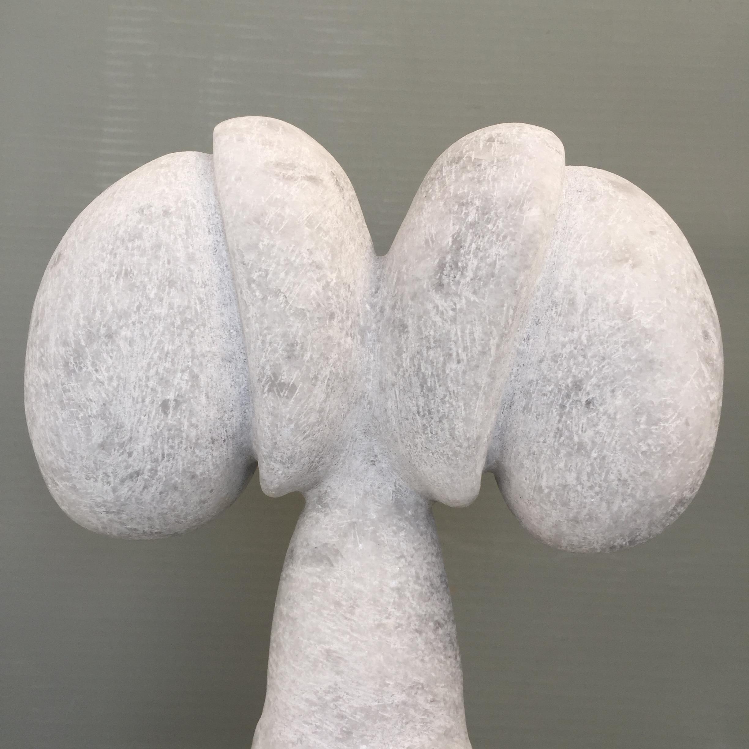Modern Janus, 2020 Marble Sculpture by Tom von Kaenel For Sale