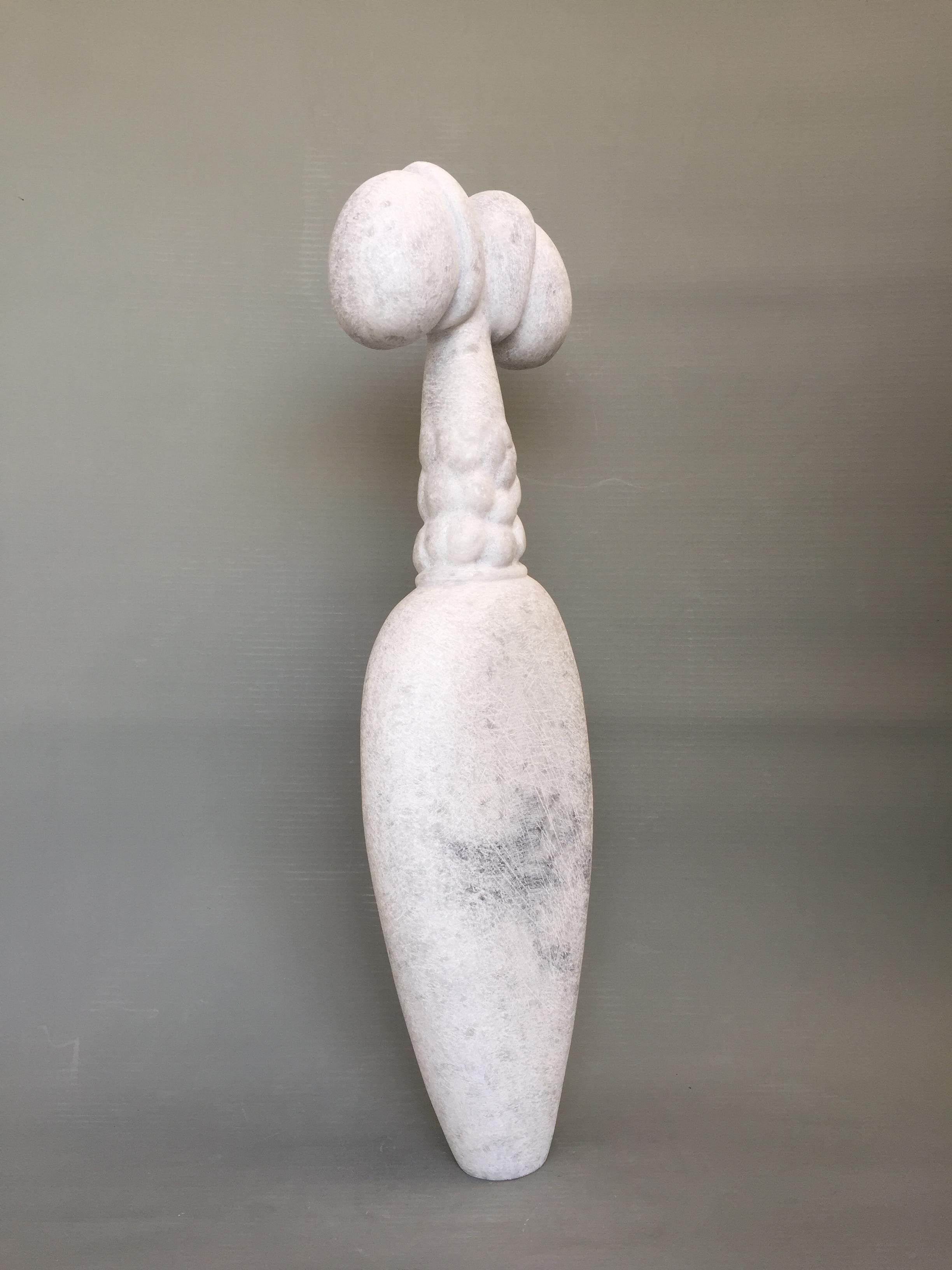 Greek Janus, 2020 Marble Sculpture by Tom von Kaenel For Sale