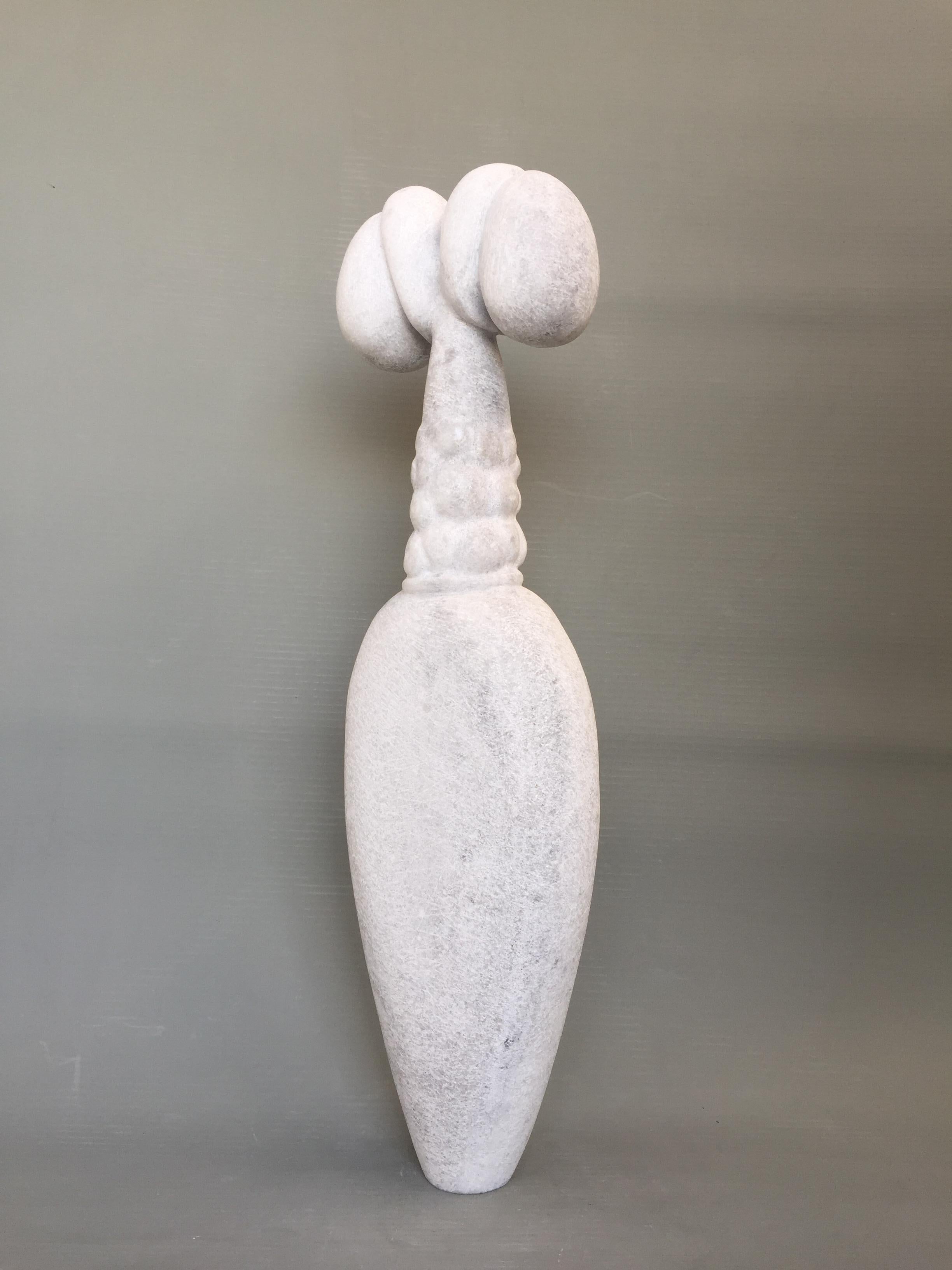 Contemporary Janus, 2020 Marble Sculpture by Tom von Kaenel For Sale