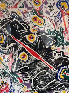 "Janus" by Alfonso Ossorio Signed and Numbered Screenprint