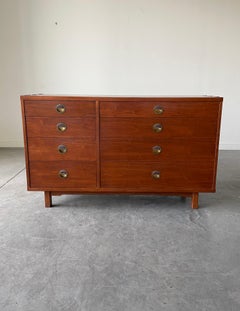 Janus Cabinet, Model 5727 with Tiffany Tile Inlays by Edward Wormley for Dunbar