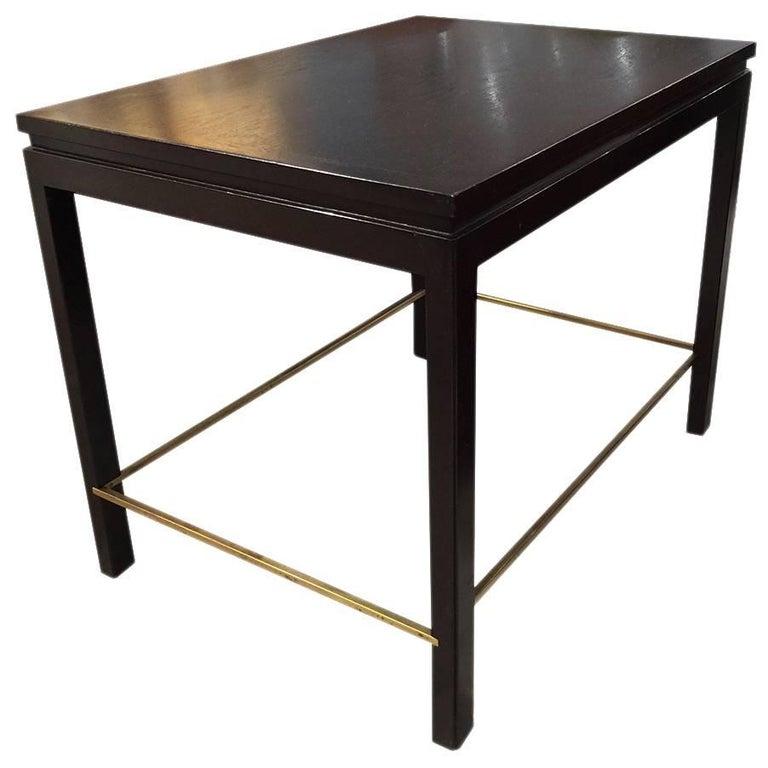 Mid-Century Modern Janus Ebonized End Table by Edward Wormley for Dunbar