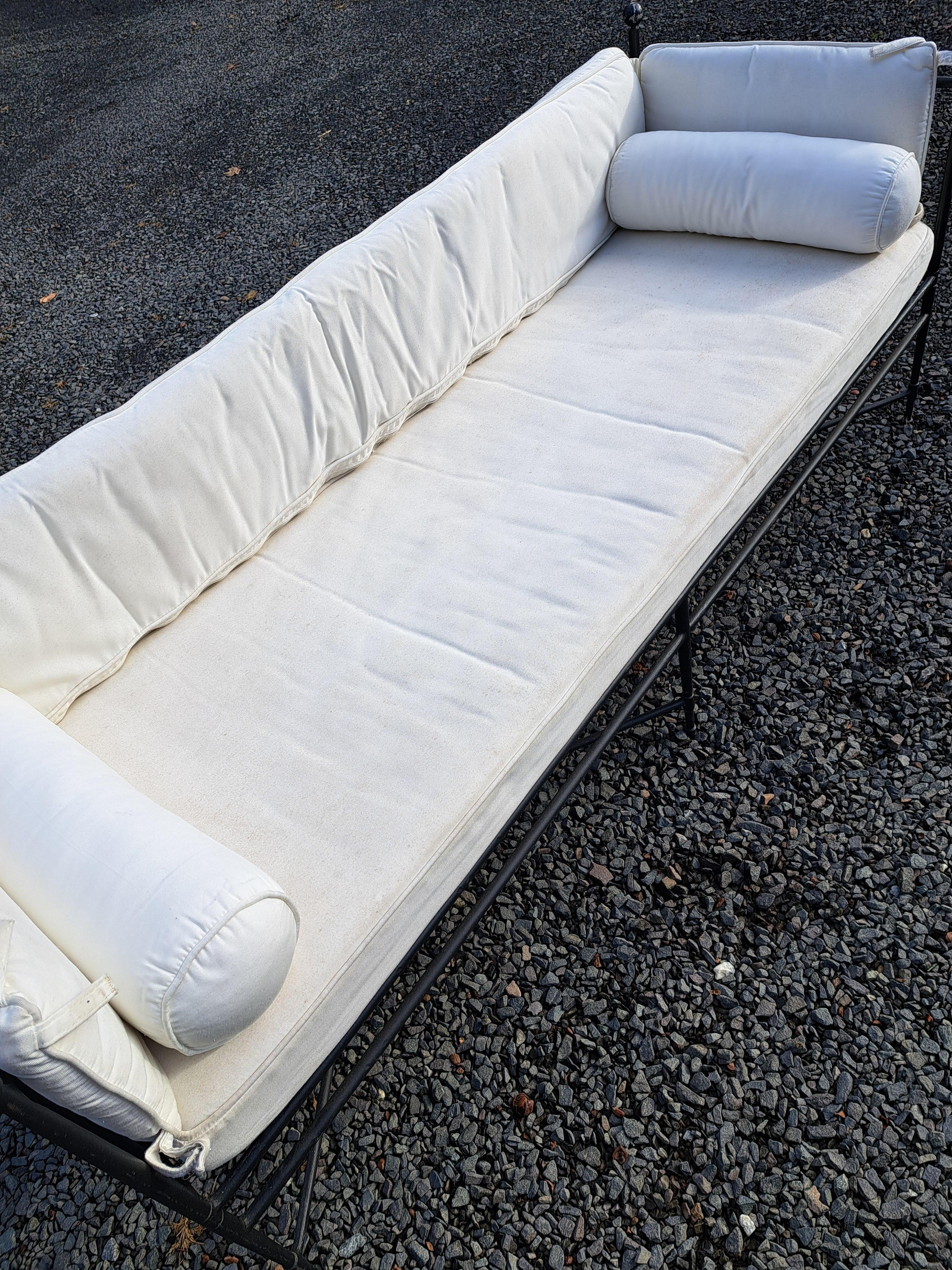 Paire de canapés de smoking Amalfi à 3 places de style Salterini Janus et Cie en vente 5