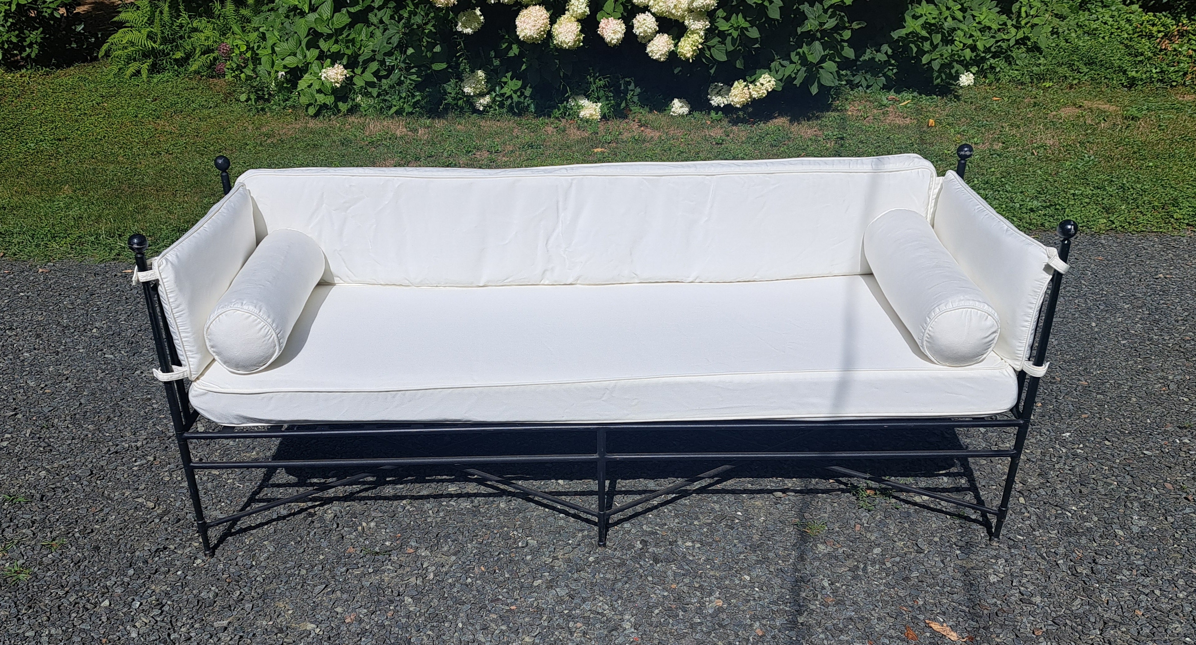 Janus et Cie Amalfi 3 Seat Tuxedo Sofa a Pair Salterini Style