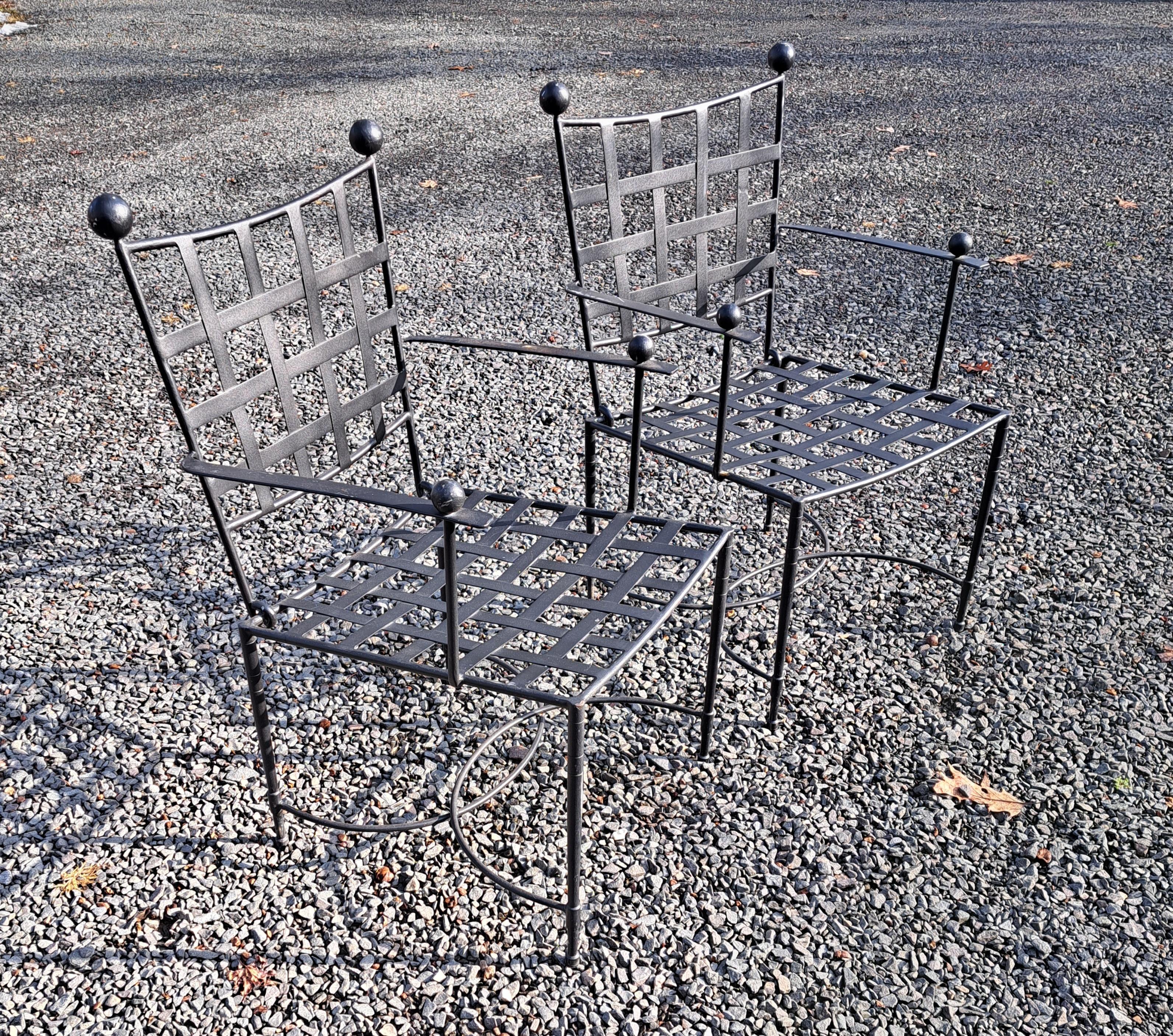 Janus et Cie Amalfi-Sessel, ein Paar Salterini-Sessel (amerikanisch) im Angebot