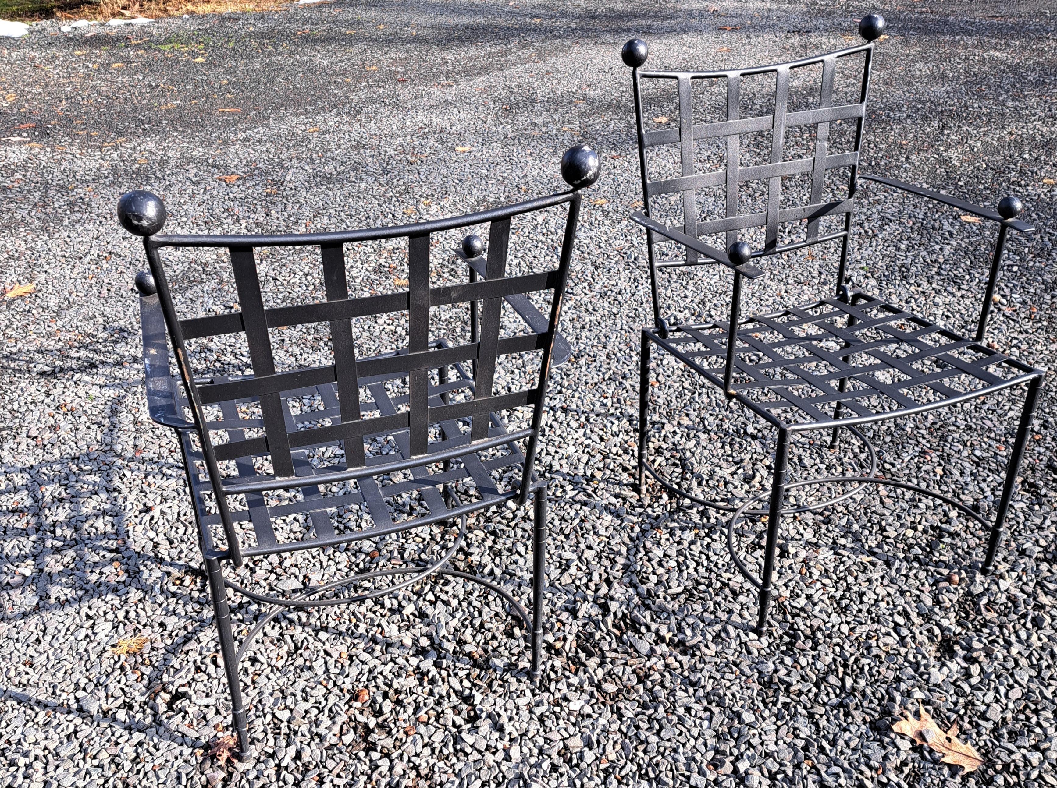 Janus et Cie Amalfi-Sessel, ein Paar Salterini-Sessel im Zustand „Gut“ im Angebot in Newtown, CT