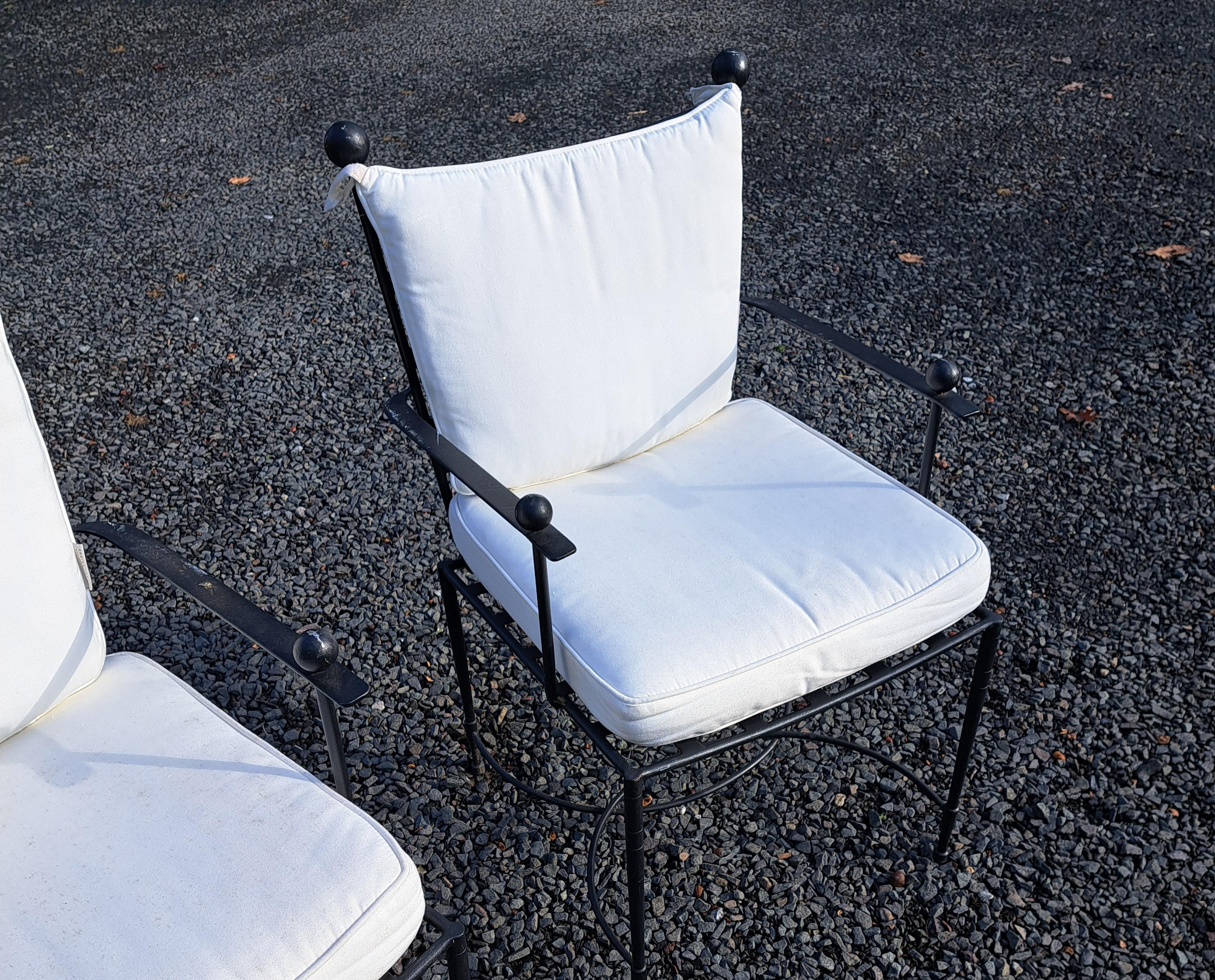 Janus et Cie Amalfi-Sessel, ein Paar Salterini-Sessel im Angebot 2