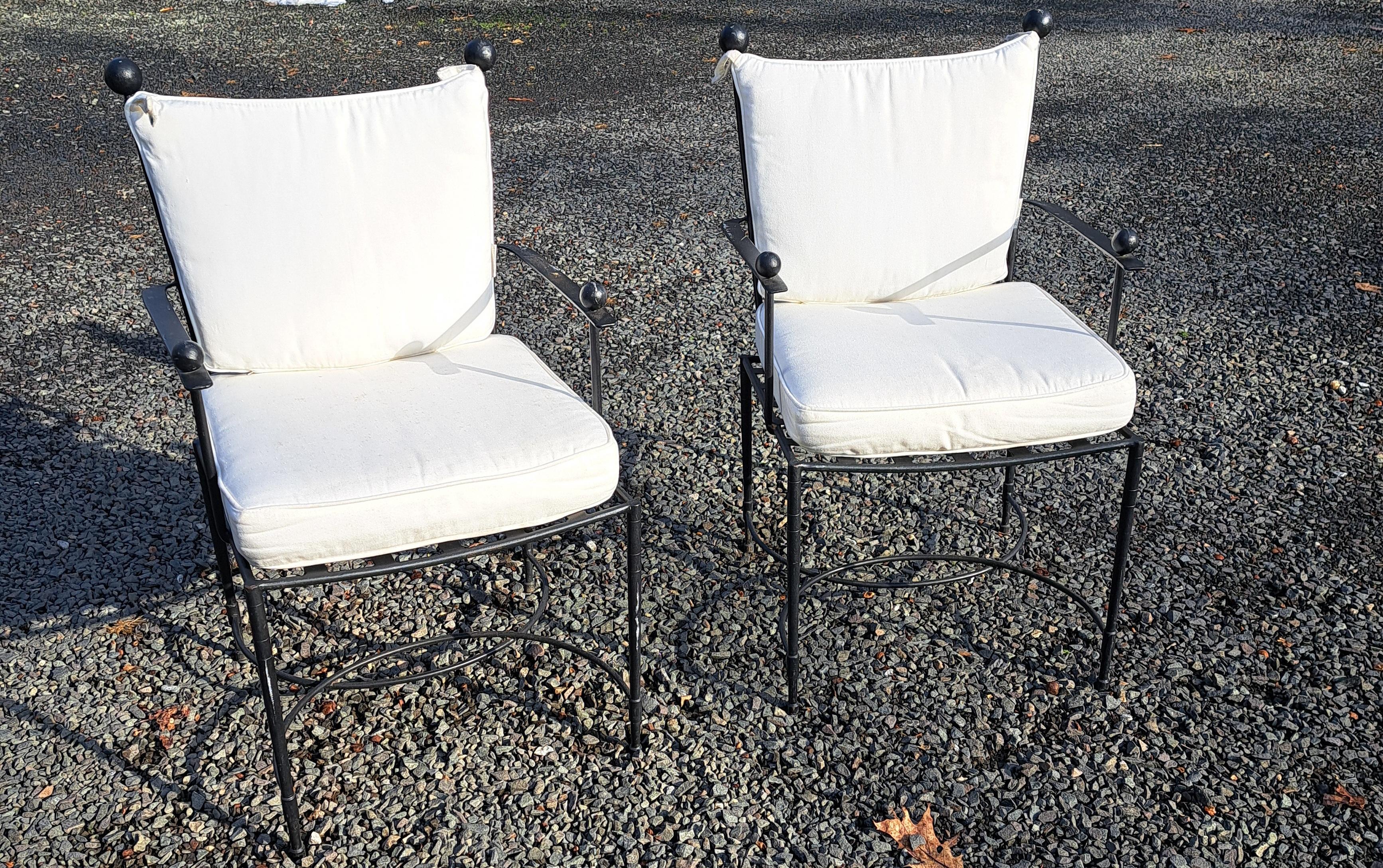 Janus et Cie Amalfi-Sessel, ein Paar Salterini-Sessel im Angebot 1