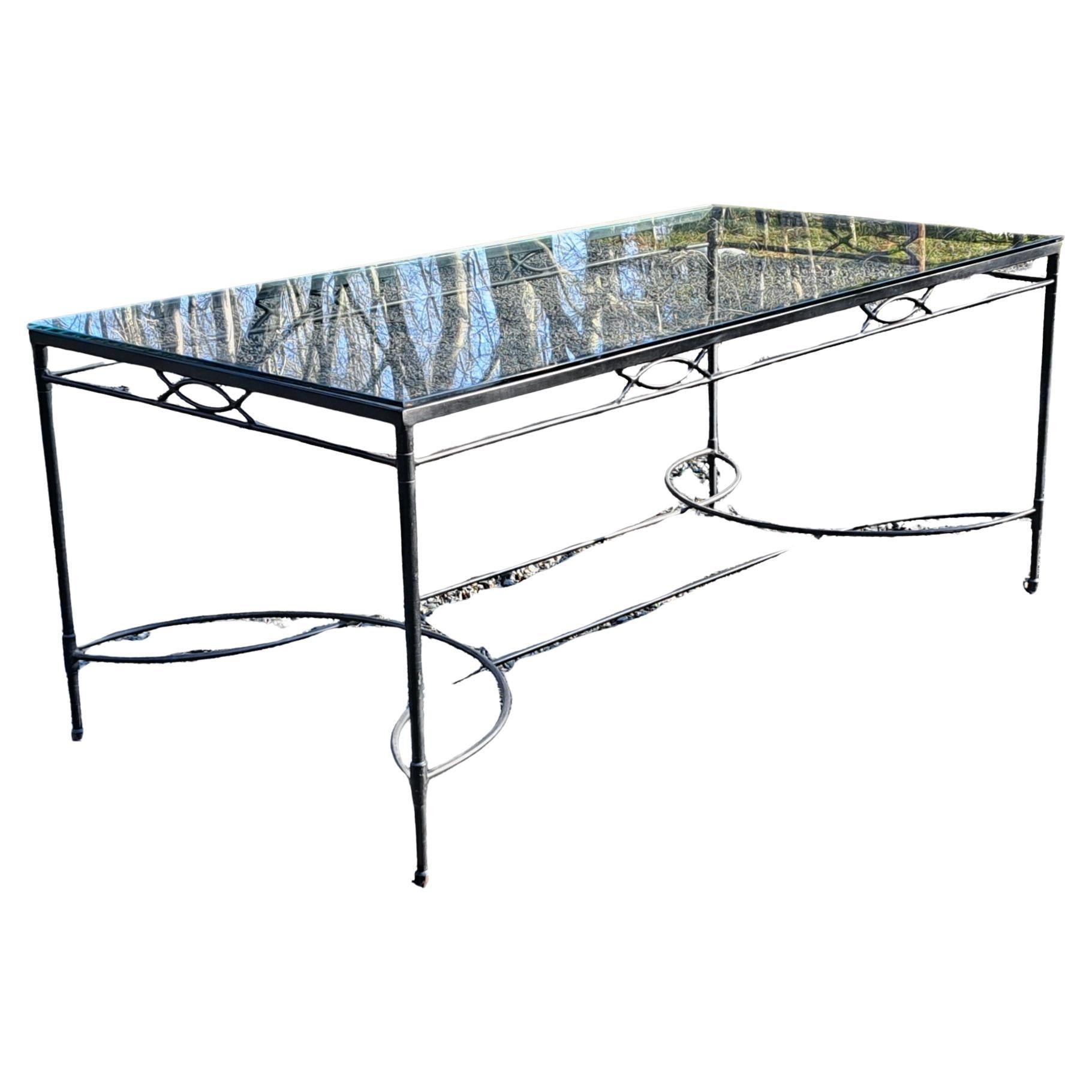 Janus et Cie Amalfi Patio Dining Table 72" Salterini Style en vente