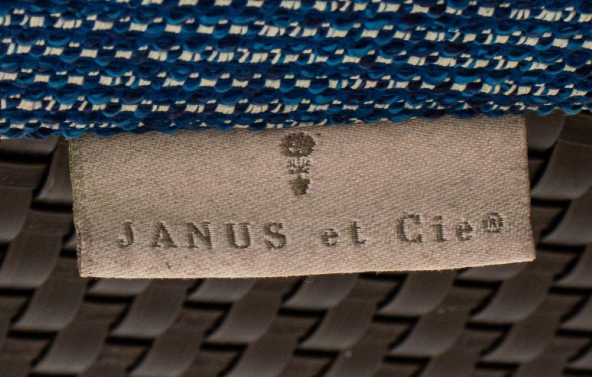 Janus et Cie Bronze Woven Sectional Sofa, 21st C 2